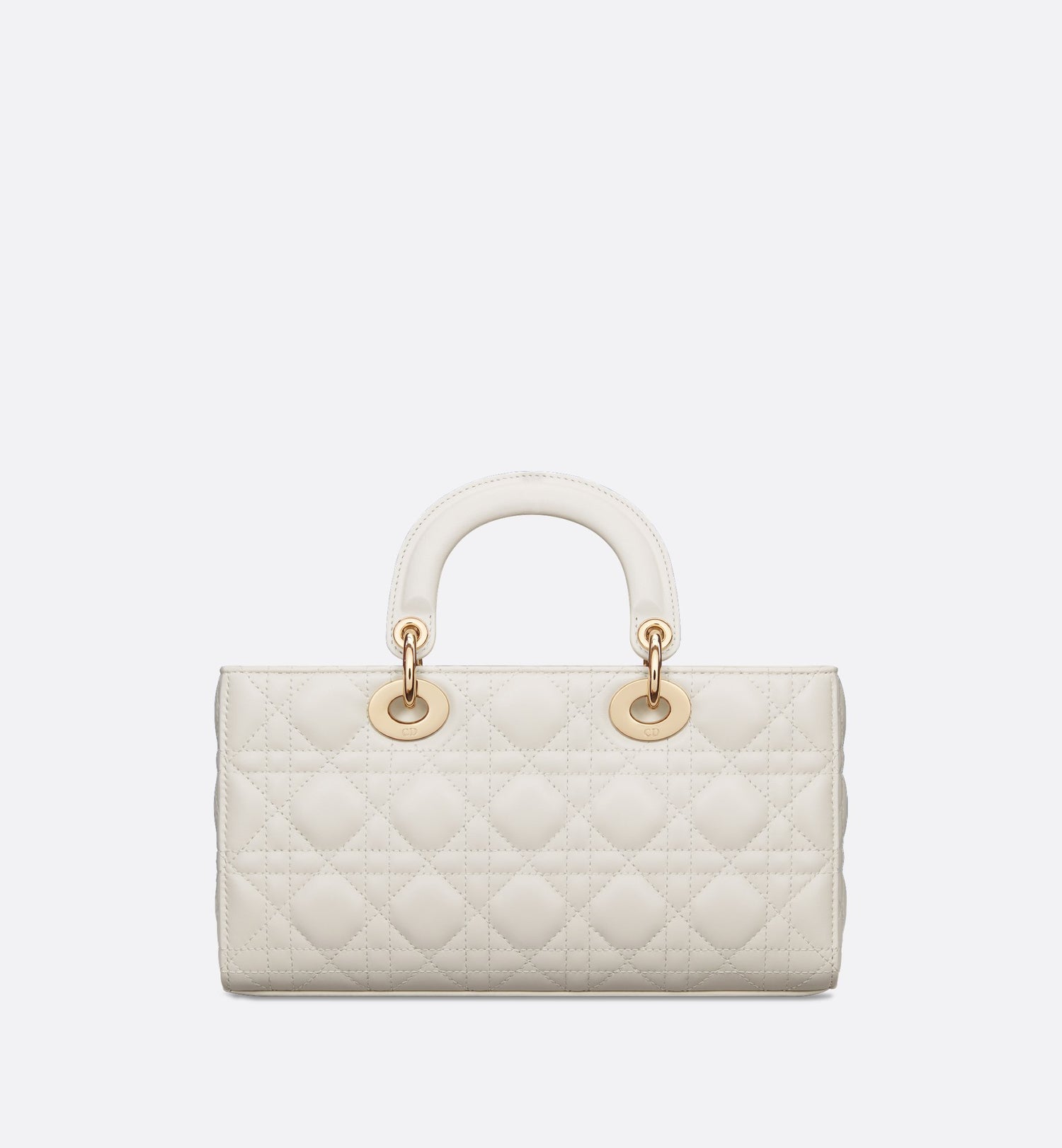 Medium Lady D-Joy Bag Latte Cannage Lambskin