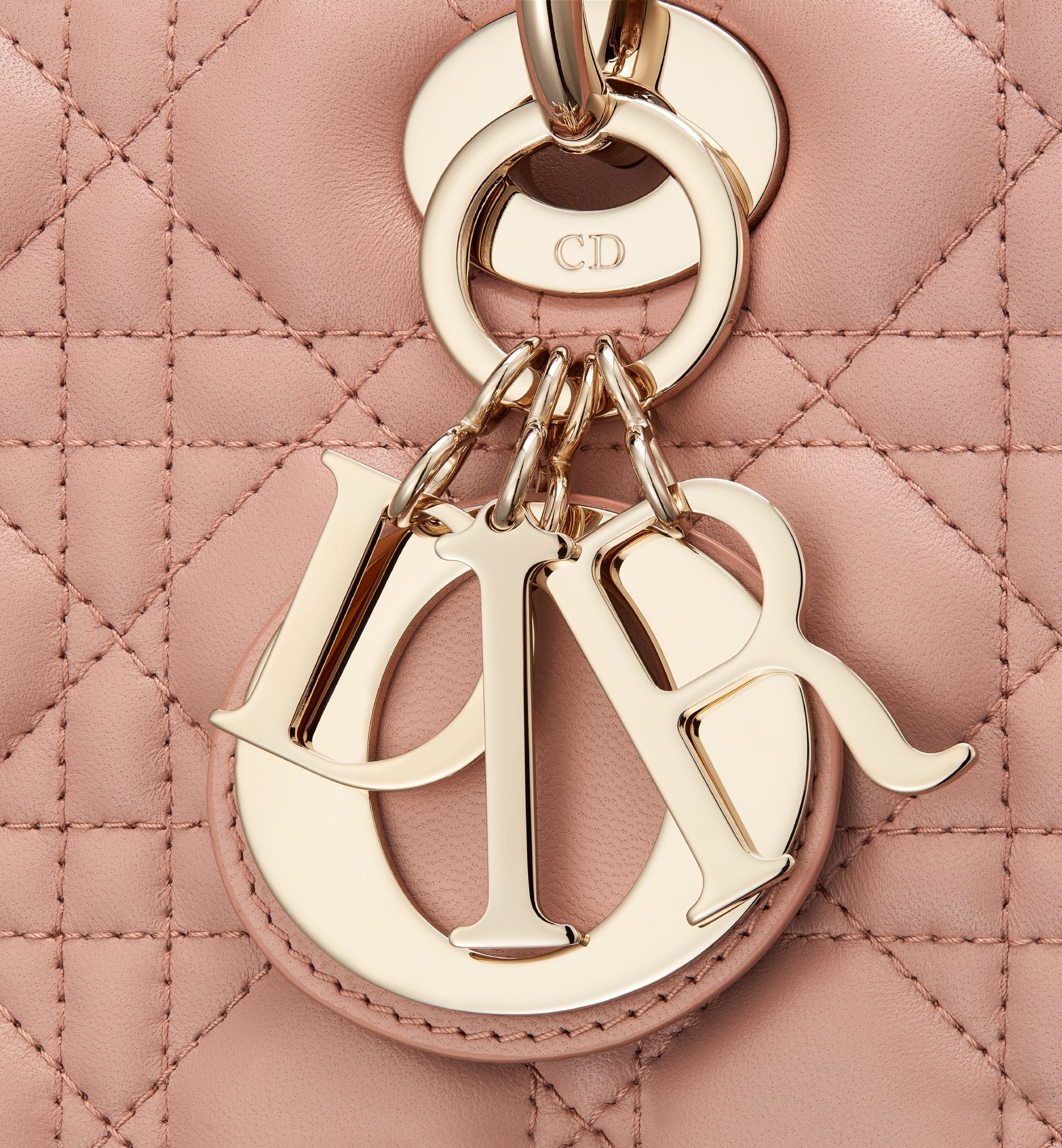 Medium Lady Dior Bag Blush Cannage Lambskin