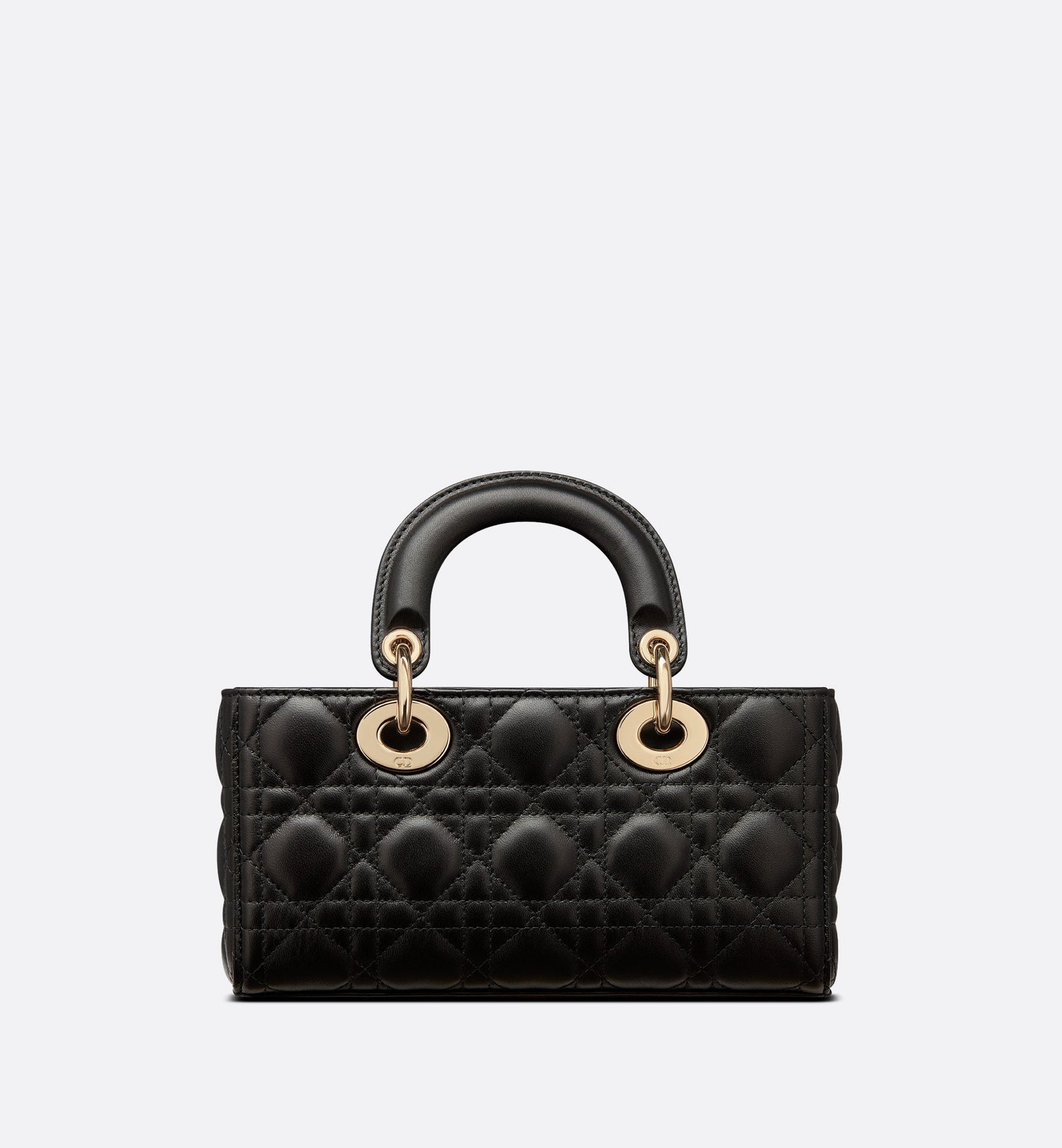 Small Lady D-Joy Bag Black Cannage Lambskin