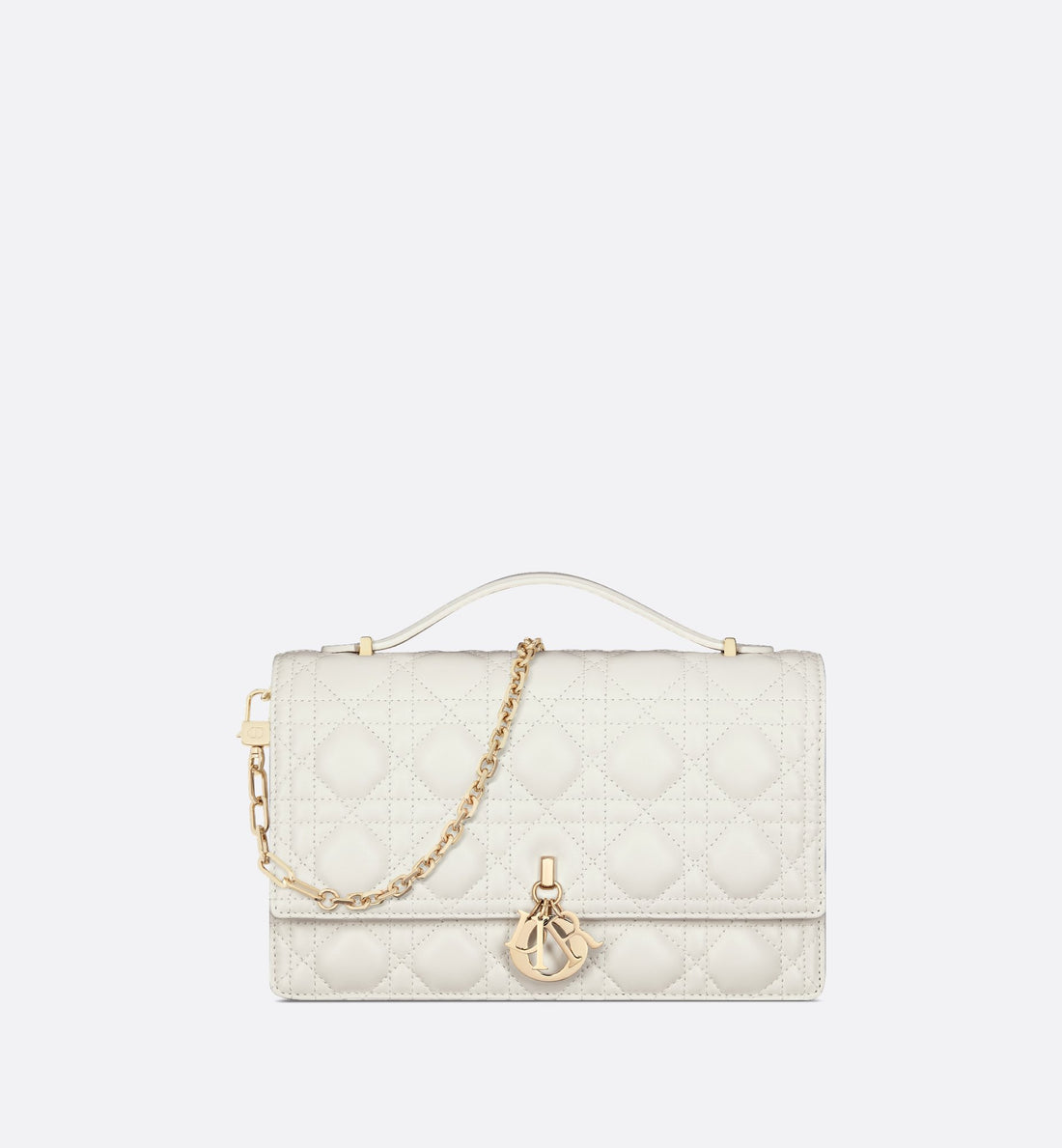 My Dior Top Handle Bag Latte Cannage Lambskin