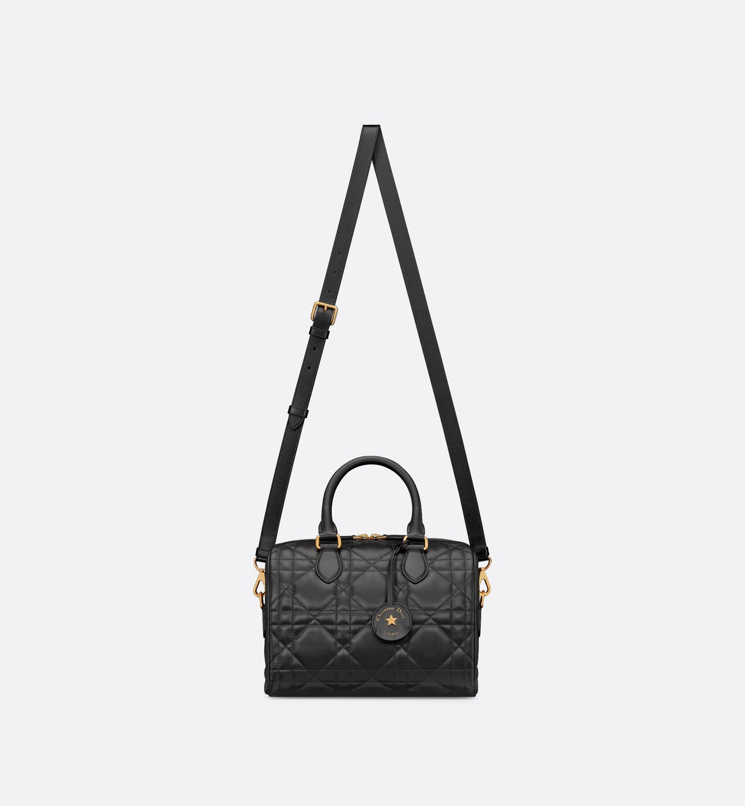 Groove 25 Bag Black Macrocannage Calfskin