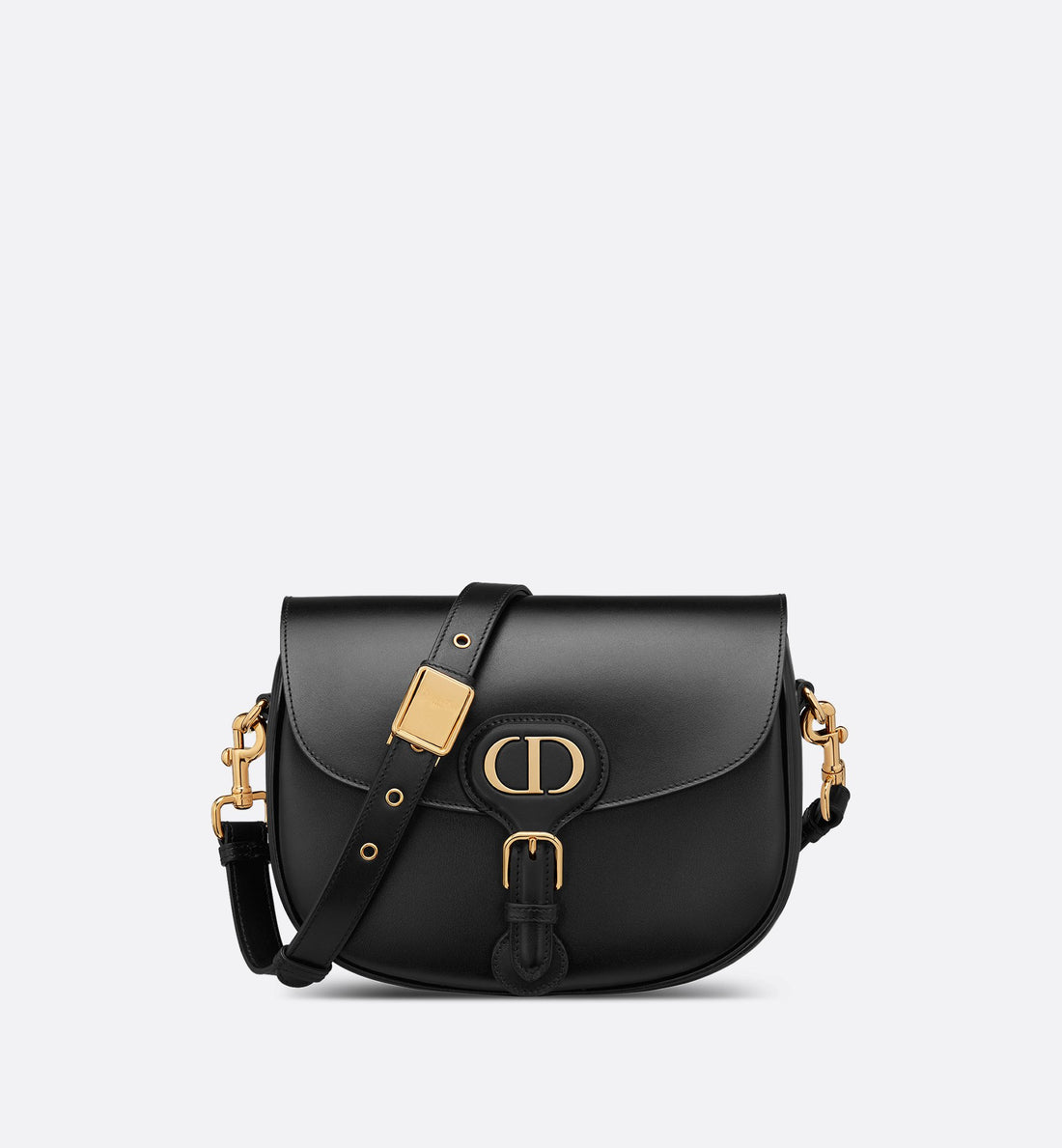 Medium Dior Bobby Bag Black Box Calfskin