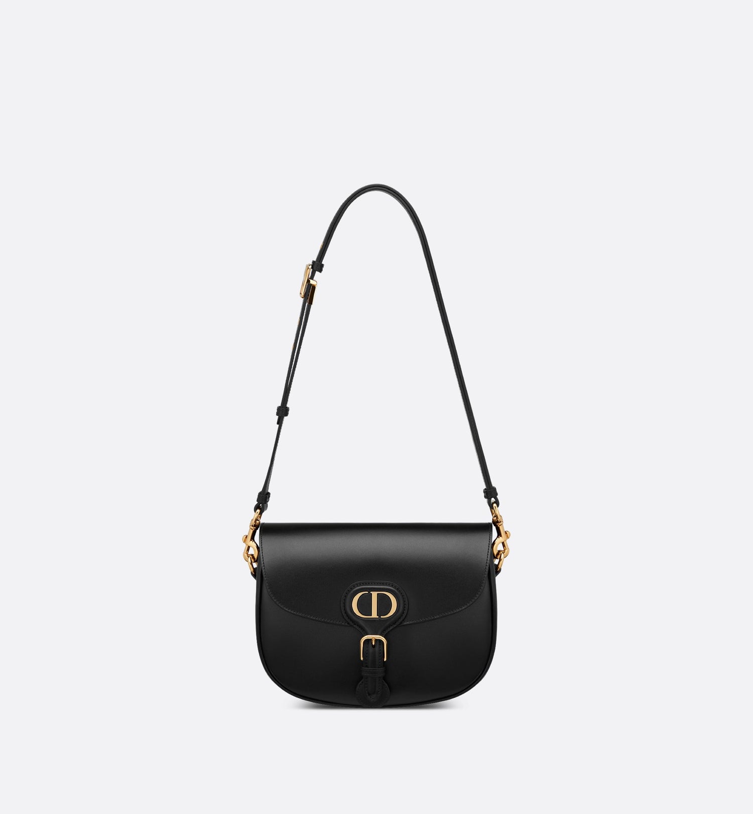 Medium Dior Bobby Bag Black Box Calfskin