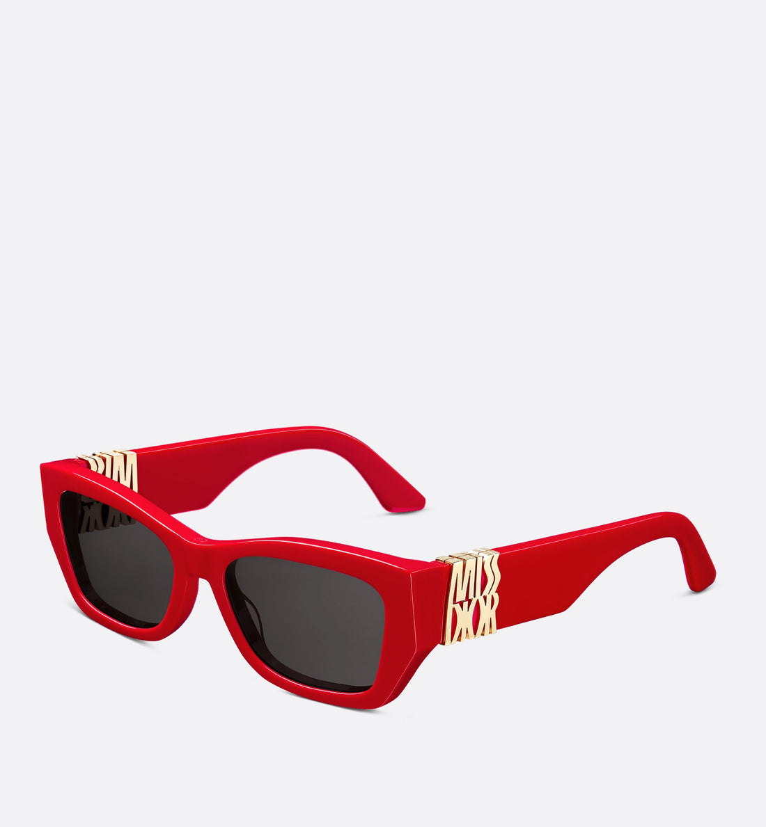 Missdior S1I Red Rectangular Sunglasses