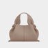 Polene Numero Neuf Mini Handbag Textured Taupe Front
