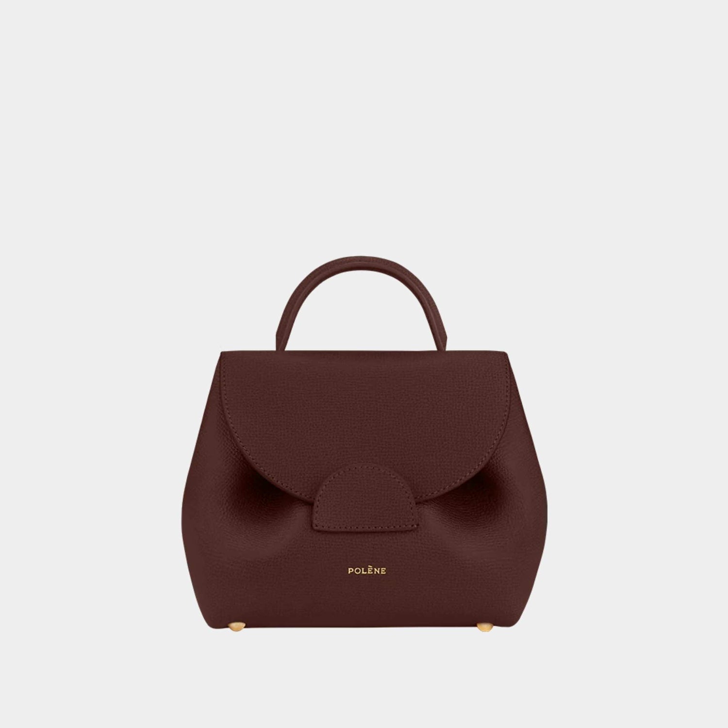 Polene Un Nano Edition Handbag Sandalwood Front
