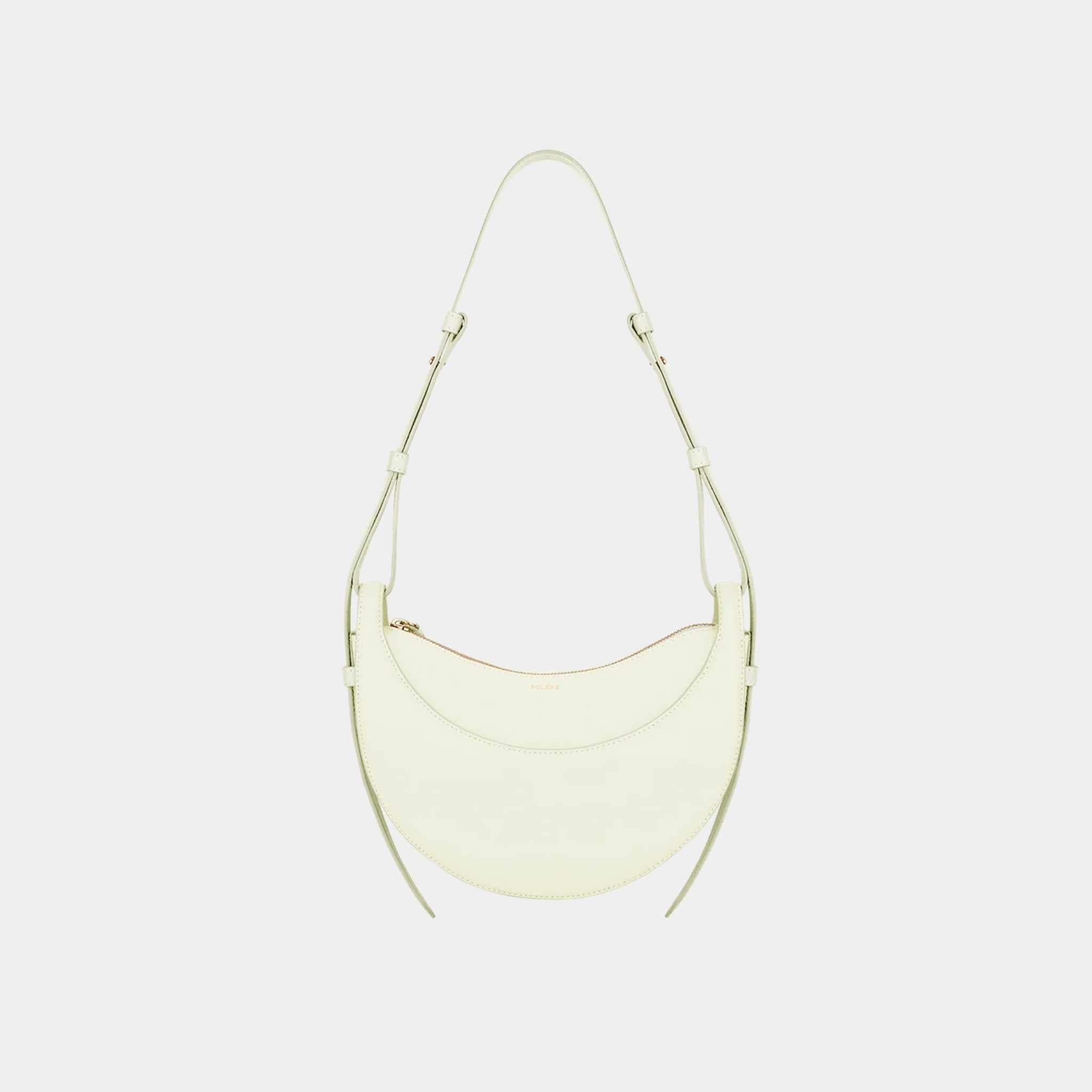 Polene Numero Dix Edition Handbag Aloe Lisse,  Front view