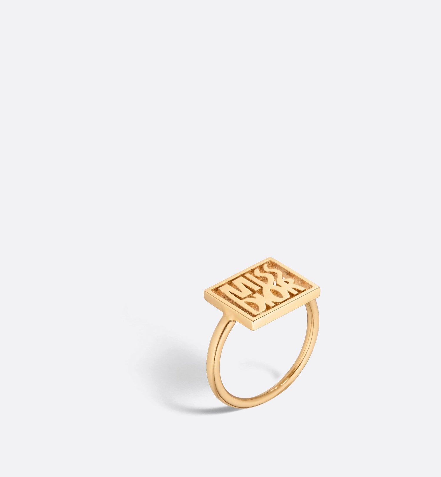 Miss Dior Ring Gold Finish Metal