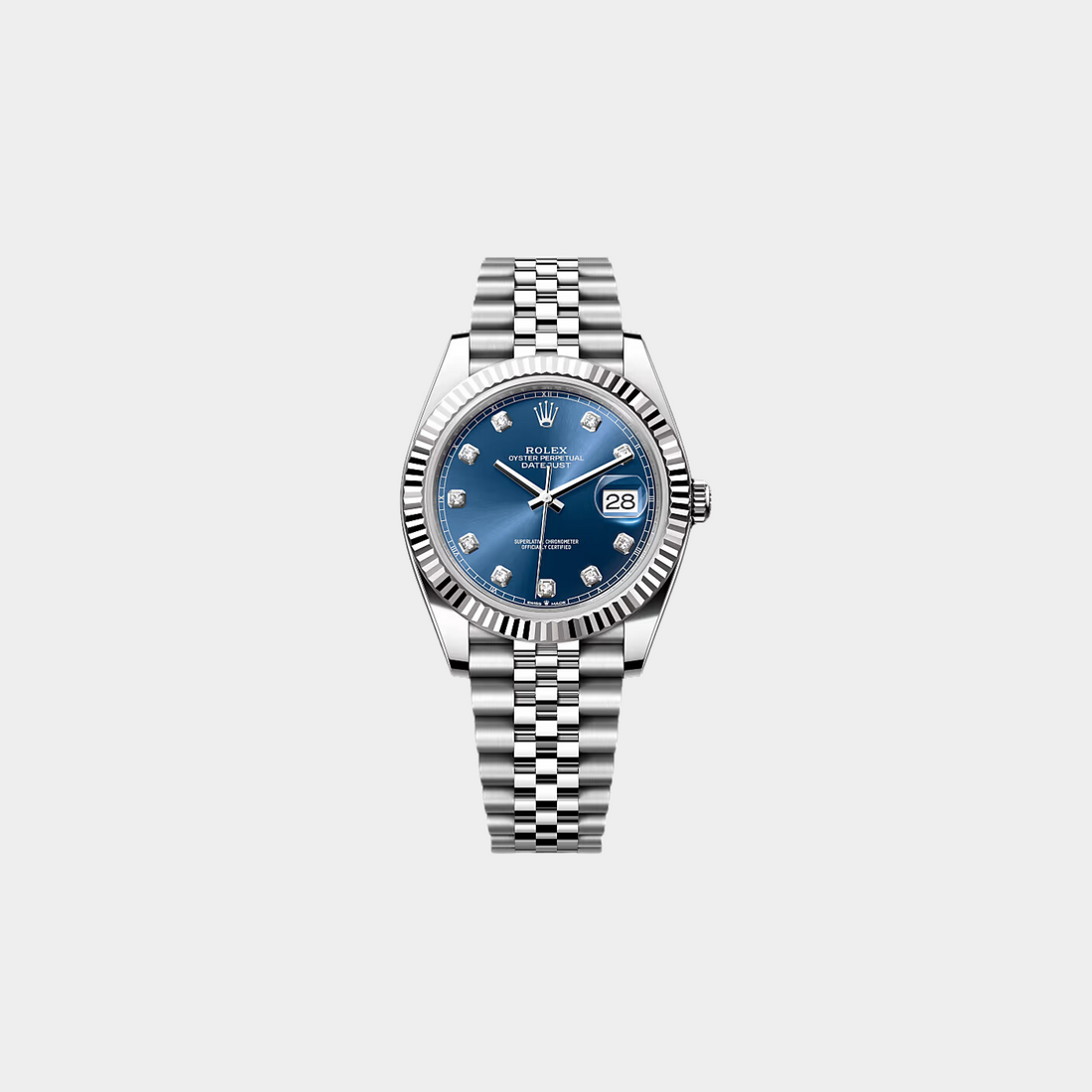 Datejust 41 Blue Diamond Dial 126334