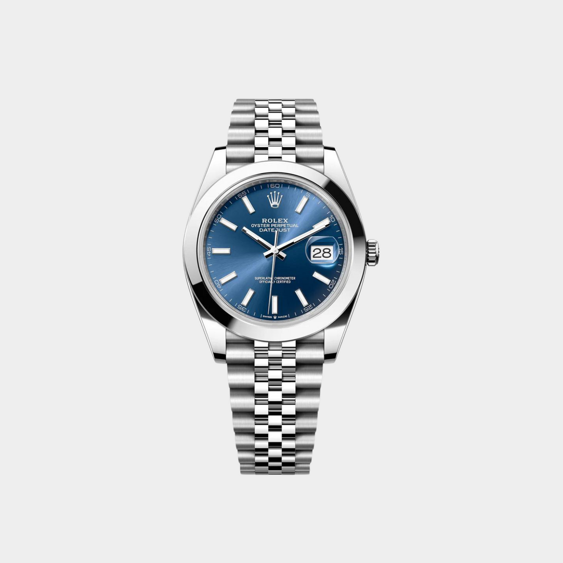 Datejust 41 with Blue Dial and Jubilee Bracelet 126300