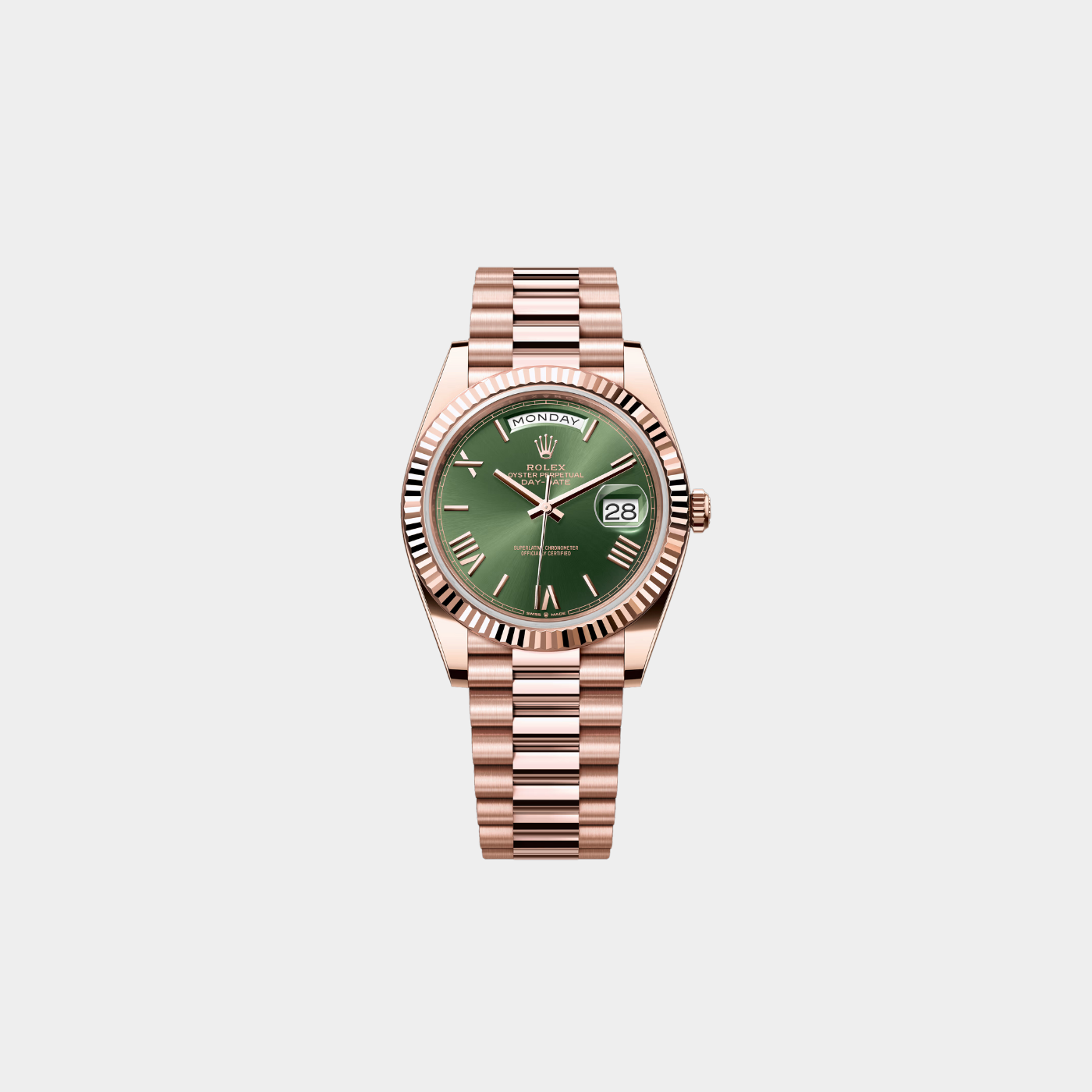 Day-Date 40 Green Dial Rose Gold 228235