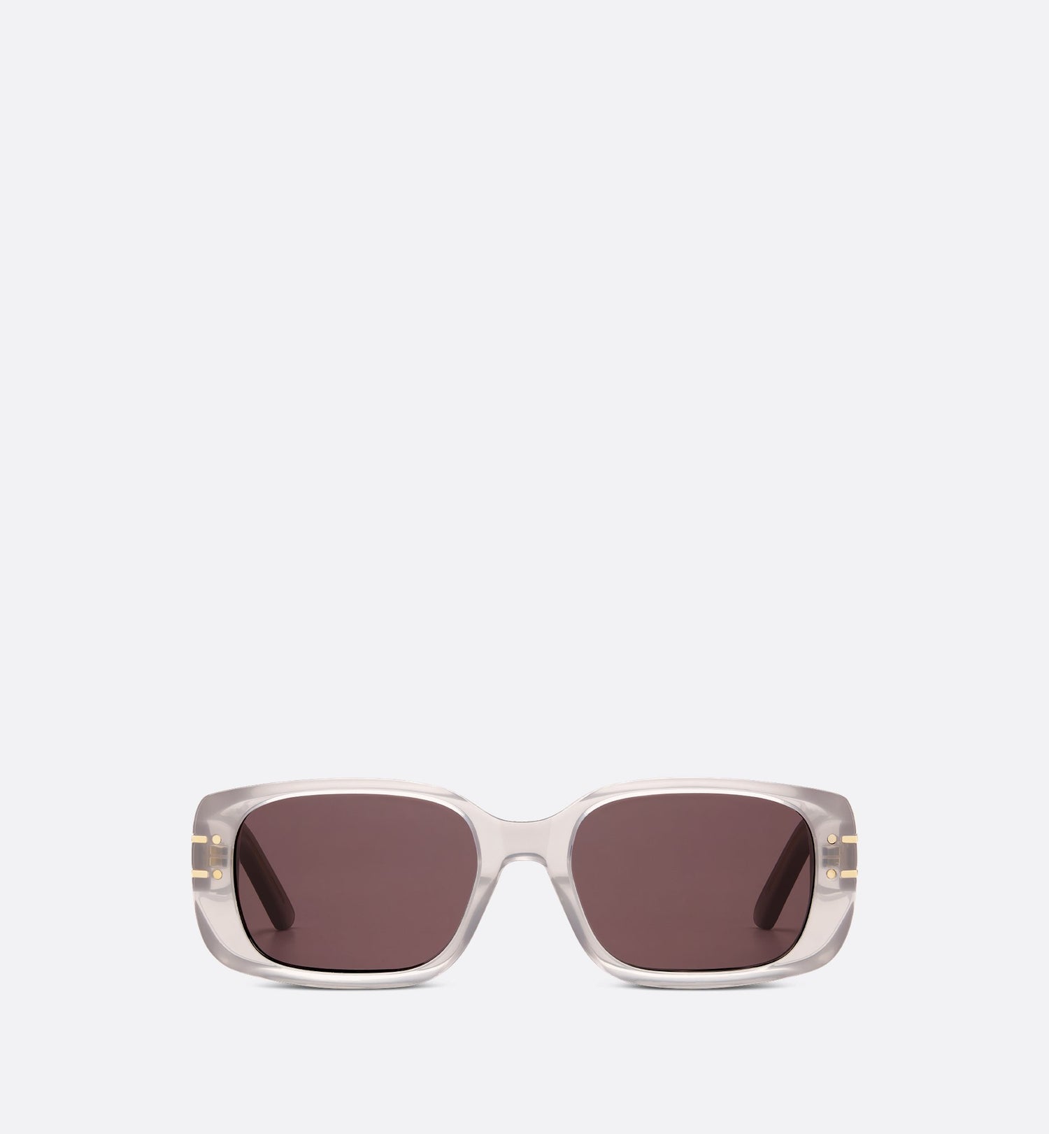 Diorsignature S12I Mink Gray Rectangular Sunglasses