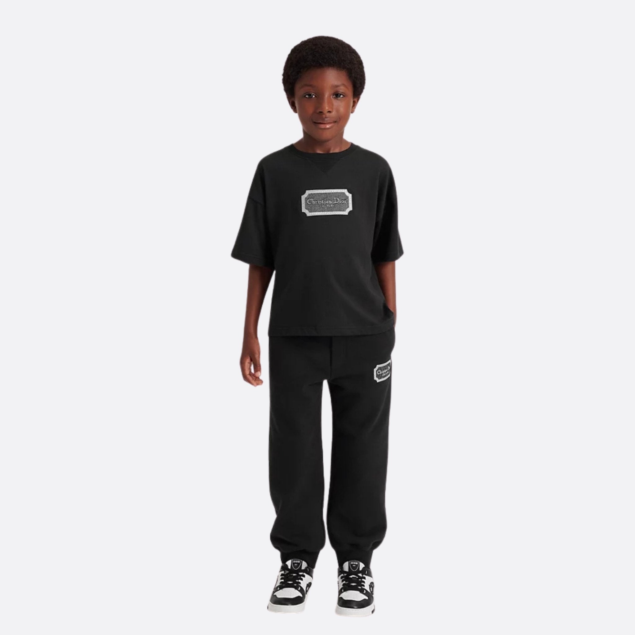 Kids Christian Dior Couture Track Pants Cotton Fleece