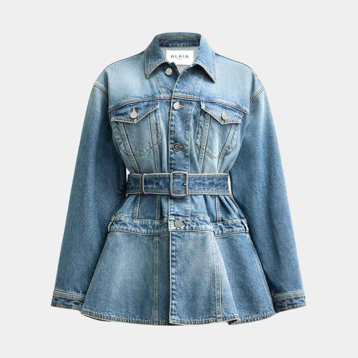 جاكيت دنيم Peplum