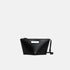 Alaia Folded Zipped Bag In Calfskin, Black