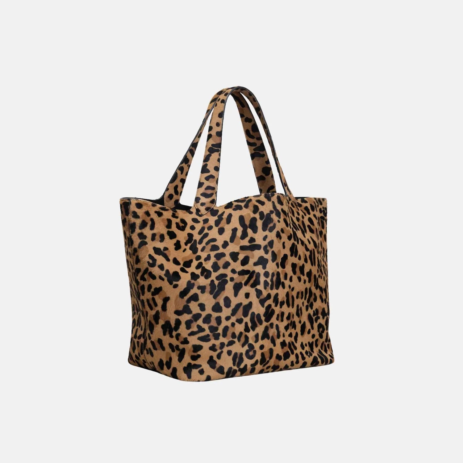 Alaia Le Cabas Bag in Leopard Haircalf, Side