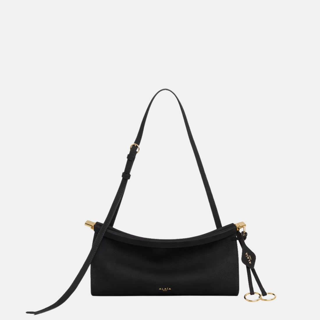 Alaia Le Click East West Small Bag In Nubuck, Front