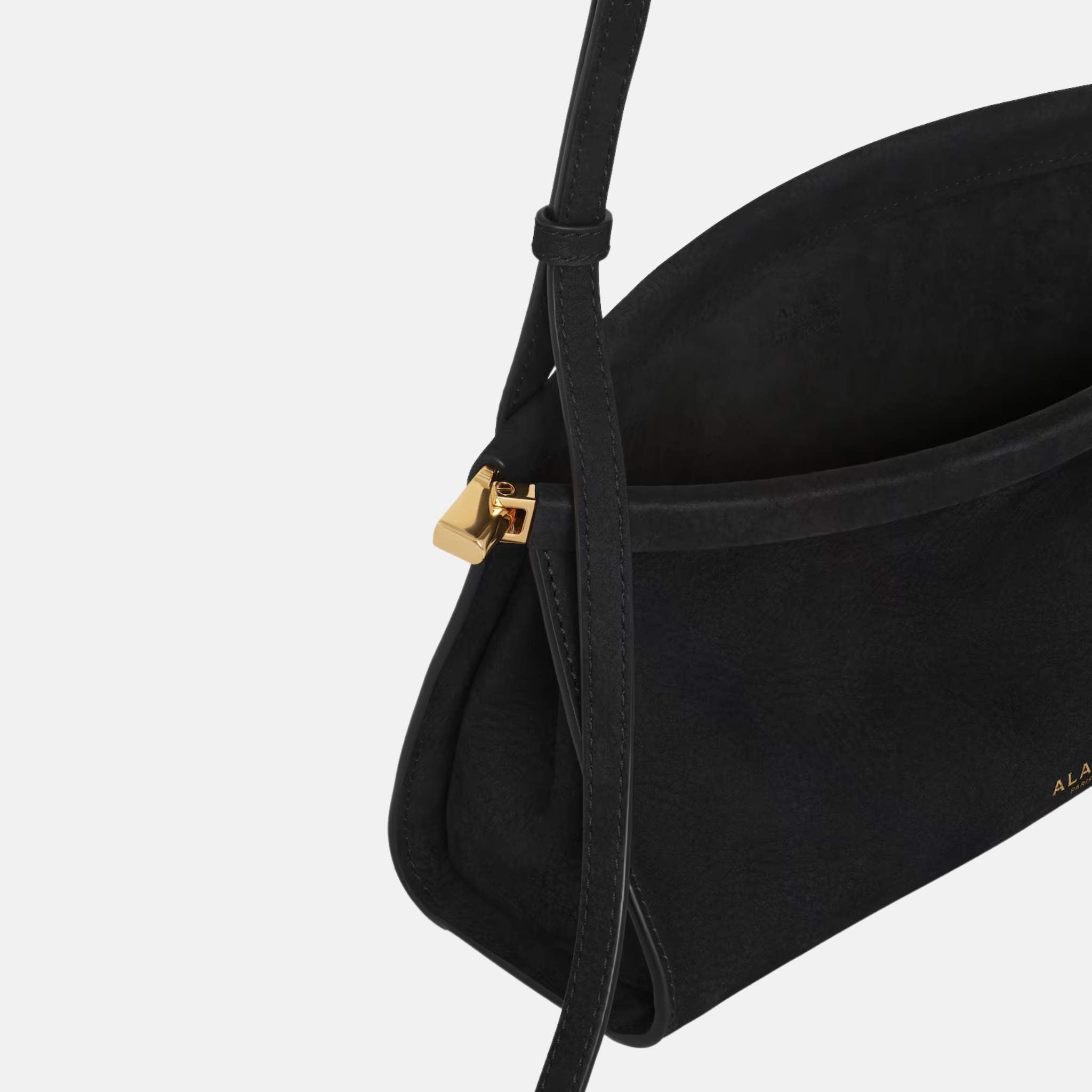 Alaia Le Click East West Small Bag In Nubuck, Inside