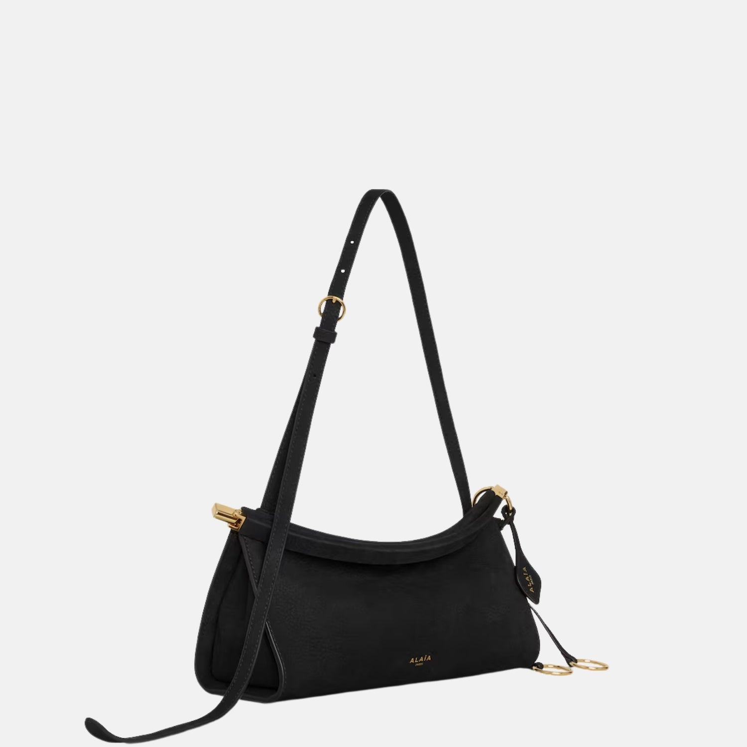 Alaia Le Click East West Small Bag In Nubuck, Side