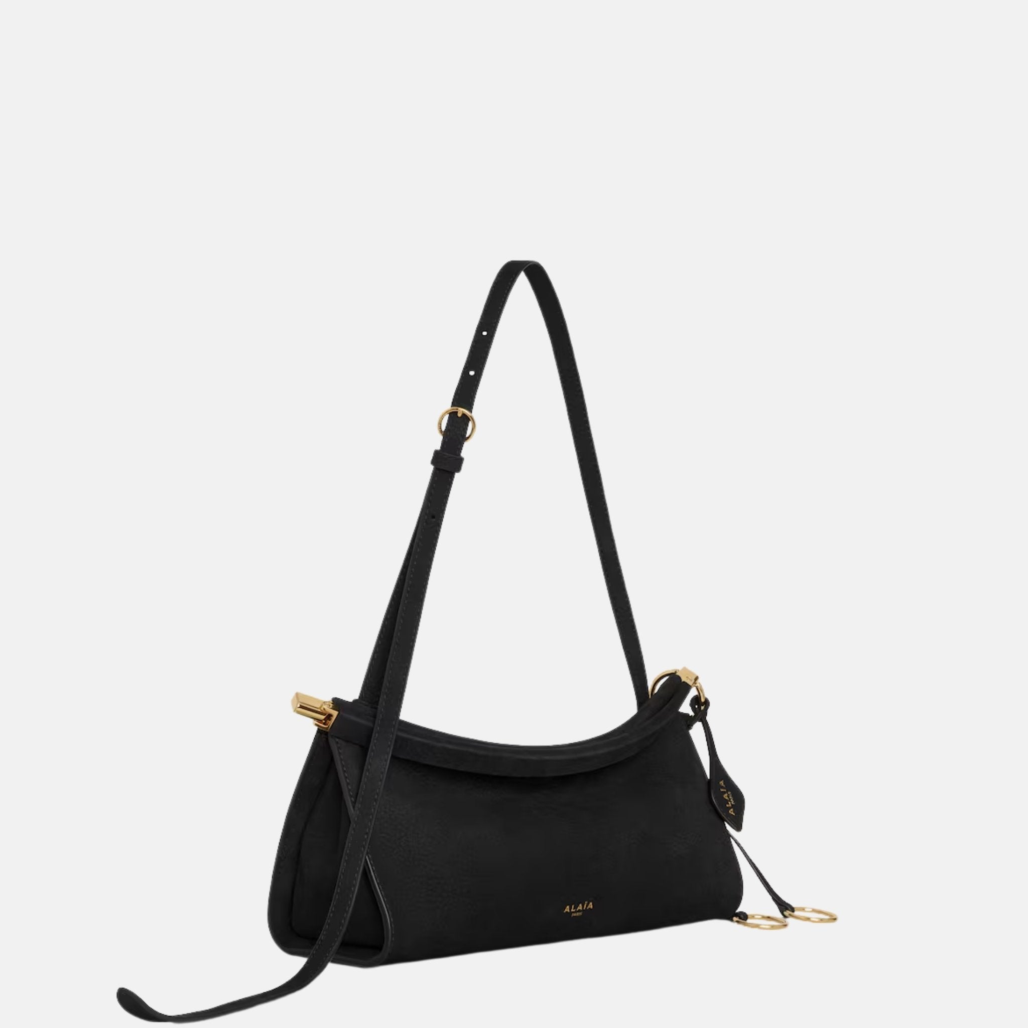 Alaia Le Click East West Small Bag In Nubuck, Side
