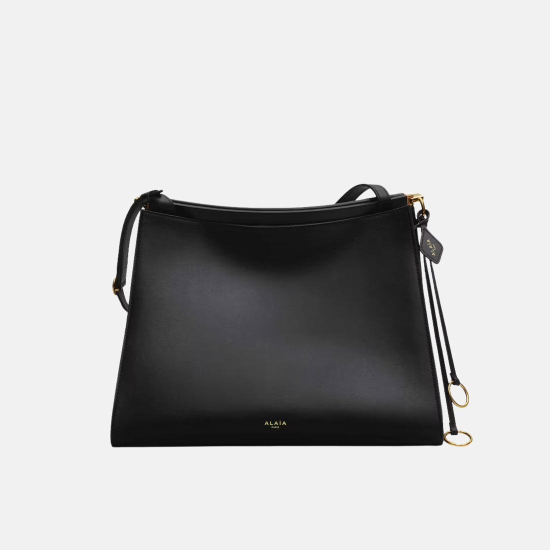 Alaia Le Click Medium Square Leather Bag, Front