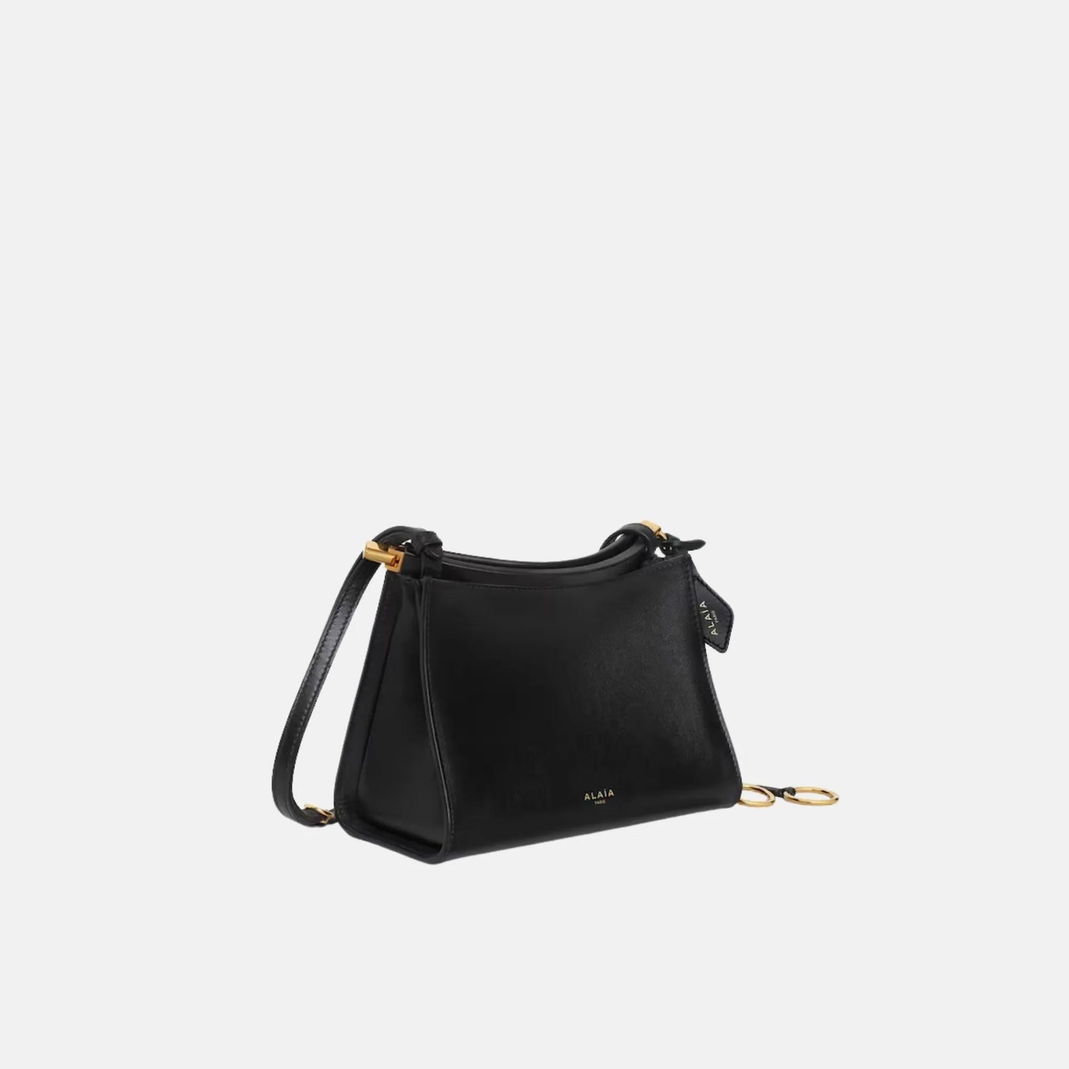 Alaia Le Click Small Square Leather Bag, Side
