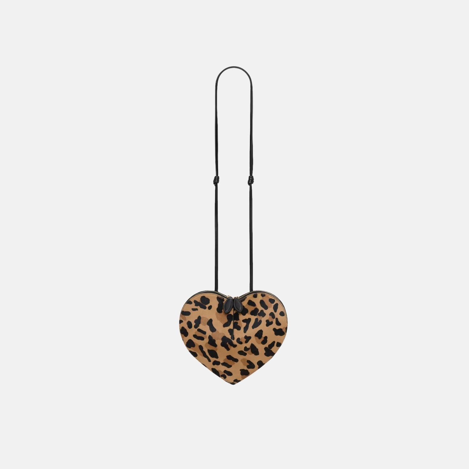 Alaia Le Coeur Bag In Leopard Haircalf, Front