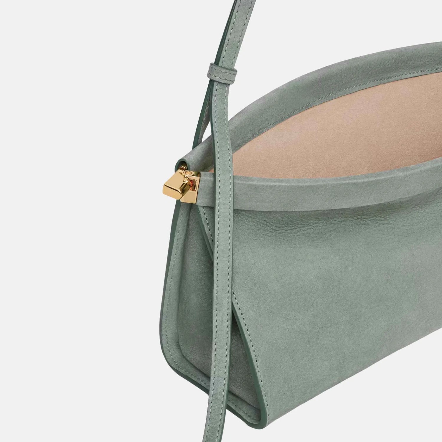 Alaia Le Teckel Clutch in Leopard Pony Leather, Wise, Inside