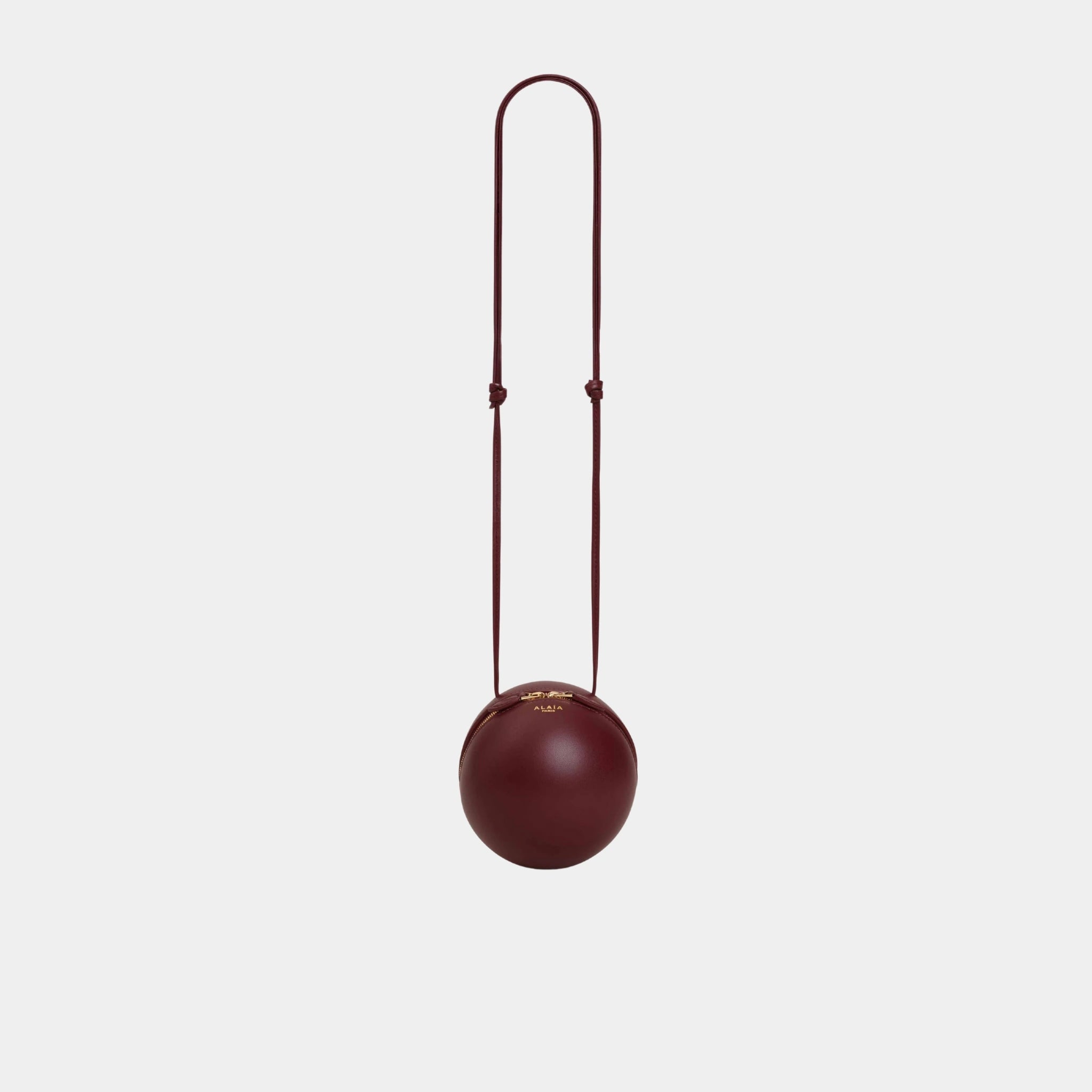 Leather Sphere Bag in Nappa Lambskin Leather