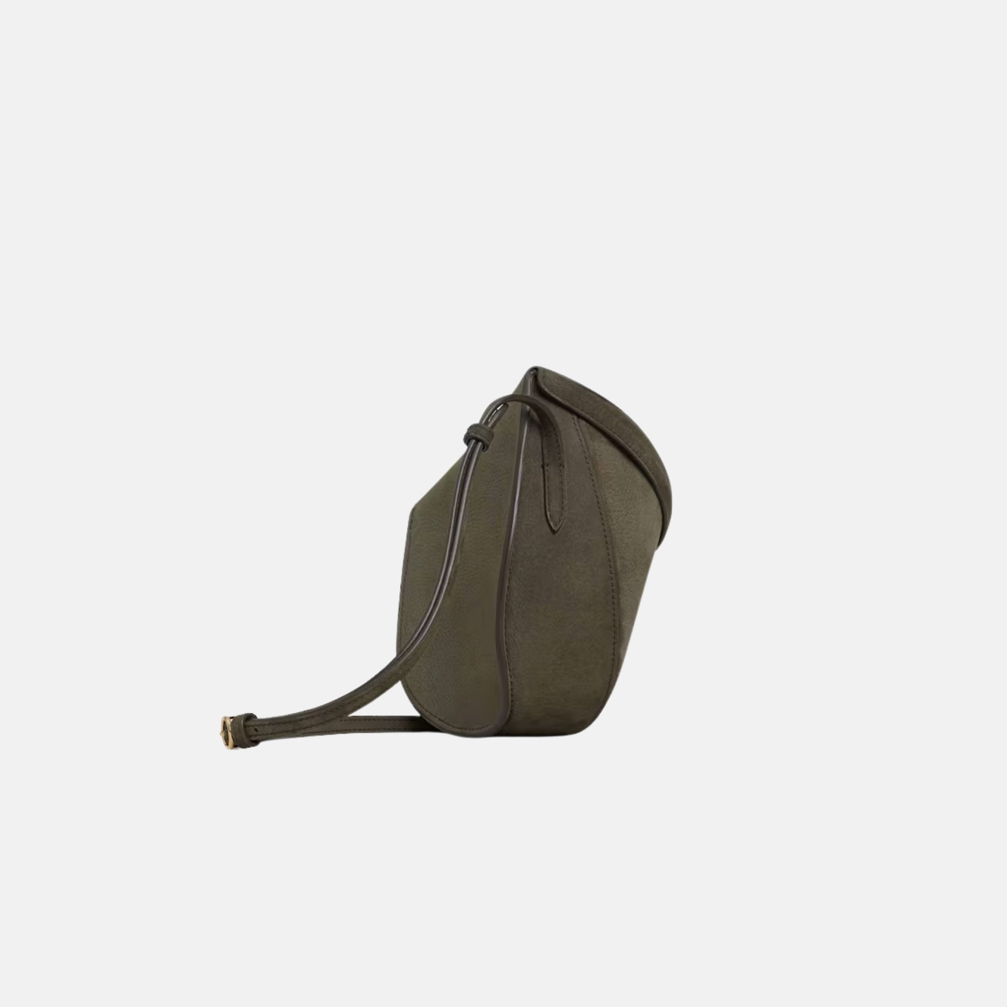 Alaia Nubuck Hip Bag, Khaki, Side
