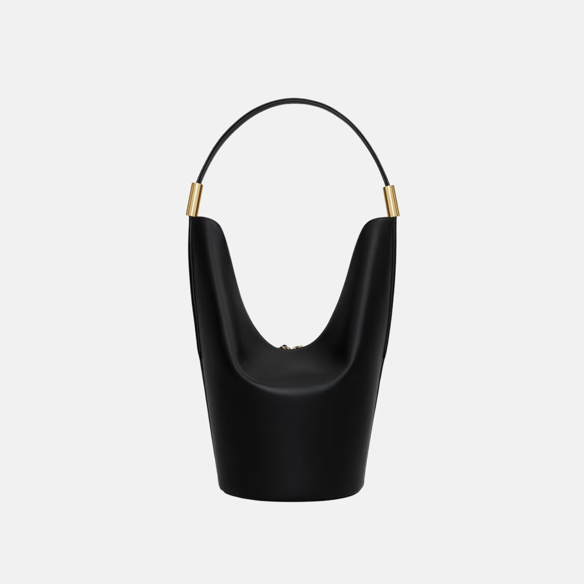 Alaia Shape Medium Bag In Suede Goatskin And Calfskin, Back