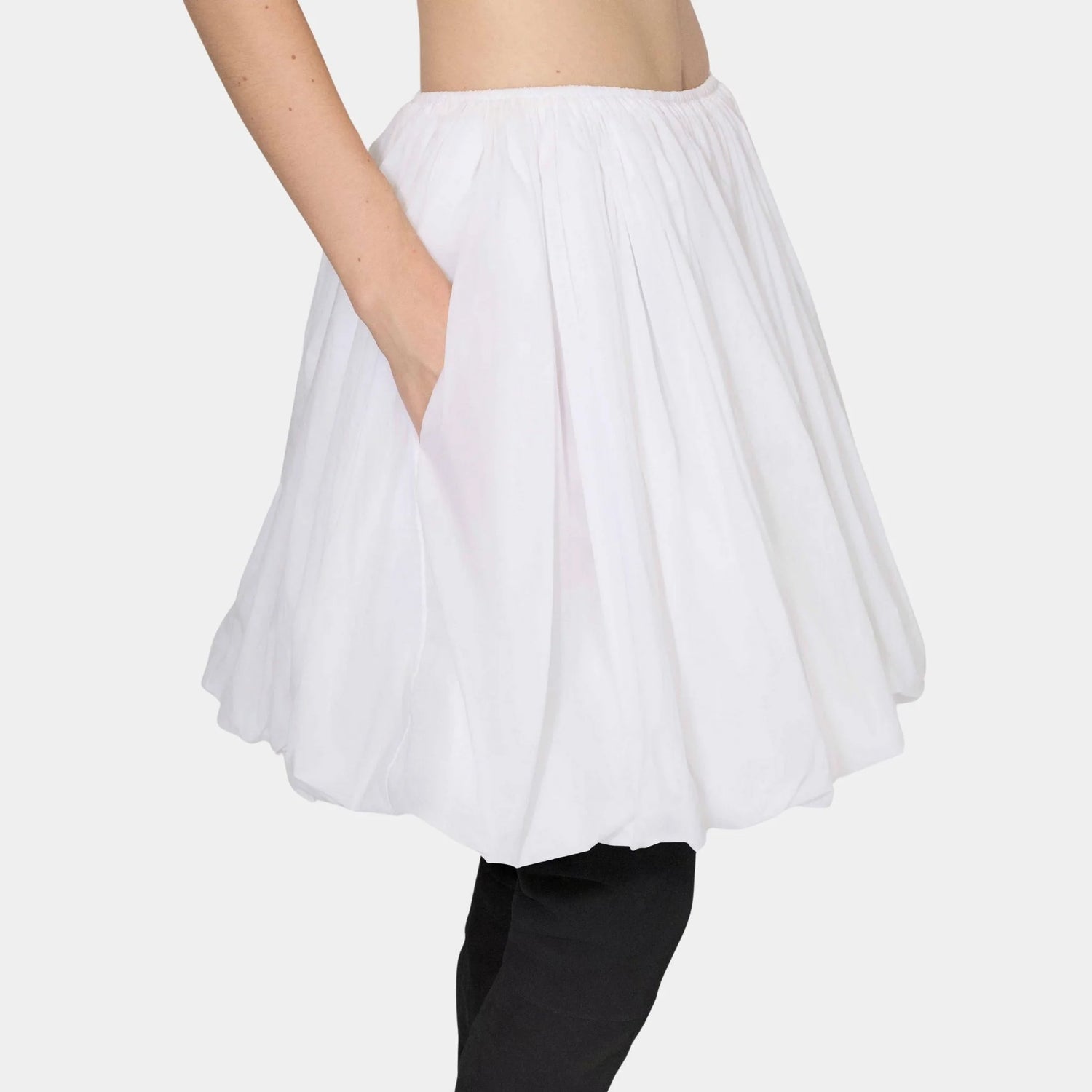 Soft Nylon Bubble Skirt