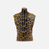 Alaia Square Top In Leopard Jacquard Knit, Front