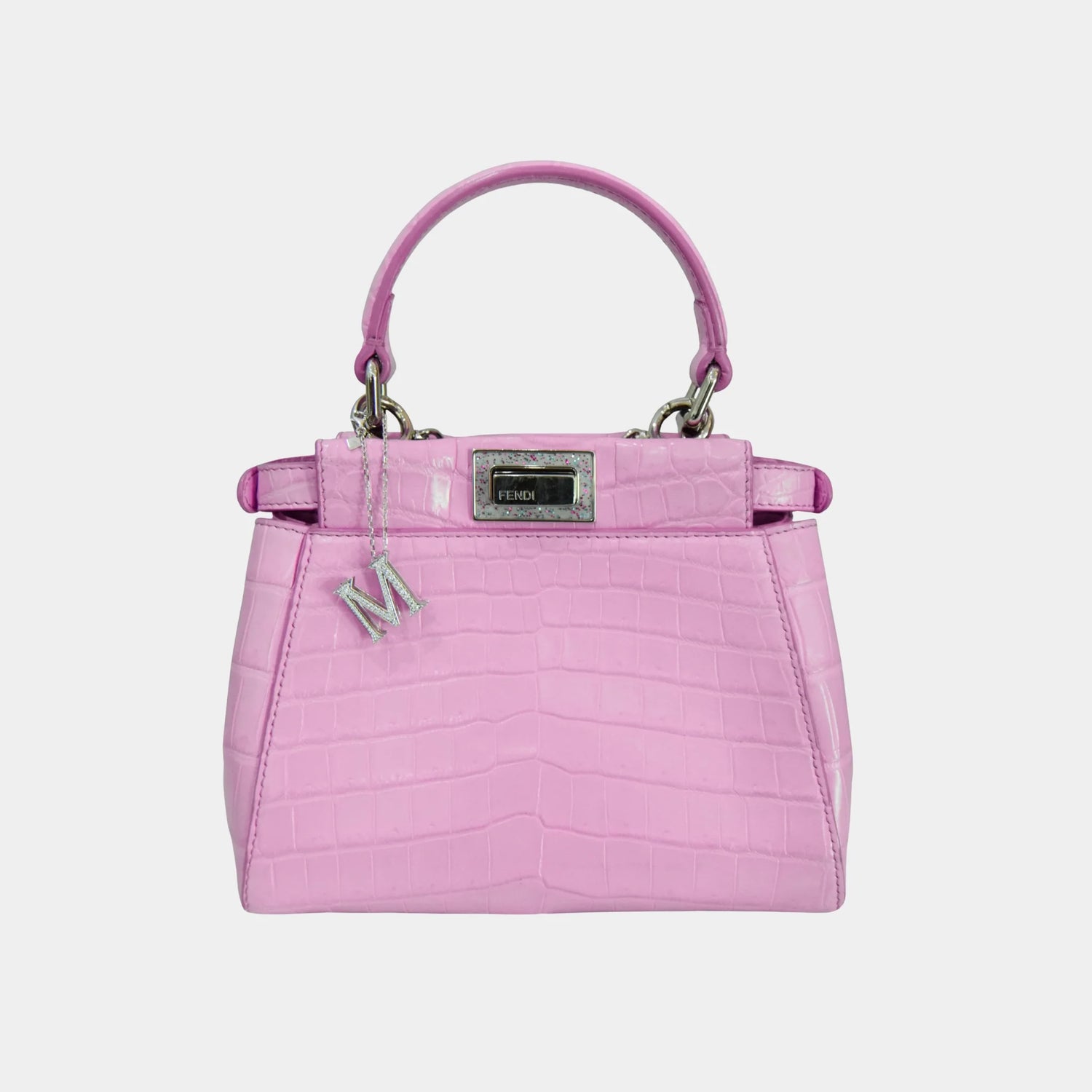 Ashna Mehta Bag Charm Extension Chain 4 Inches, White Gold, Attached