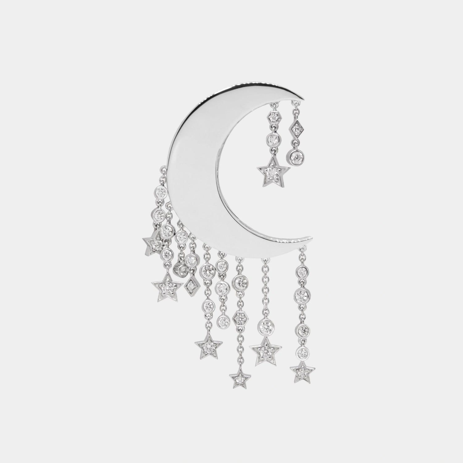 Crescent Moon Bag Bijoux, Plain Moon, 