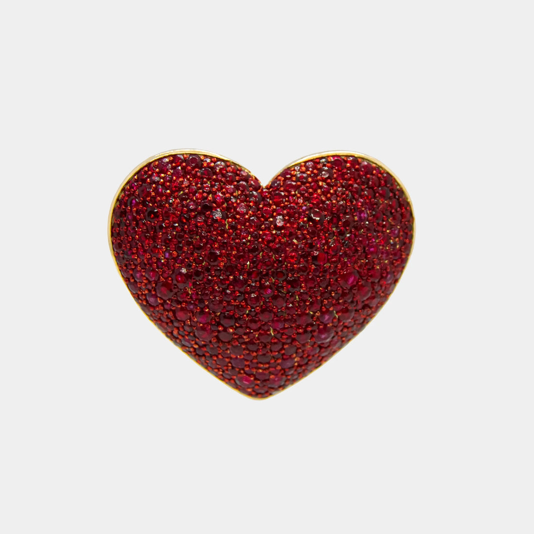 Ashna Mehta Ruby Heart Customized Bag Bijoux, Front