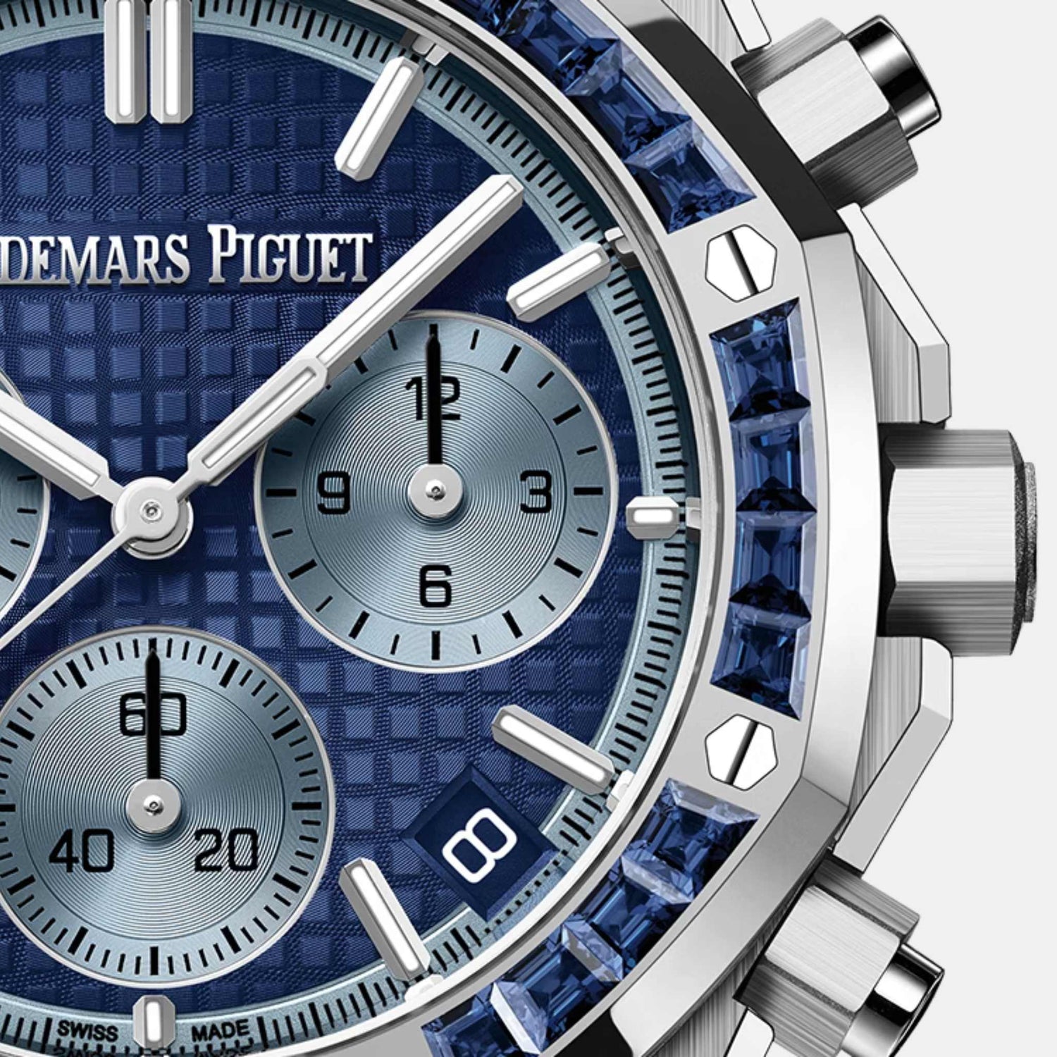 Audemars Piguet Royal Oak Chronograph Automatic Special Edition Ref. 26240BC.SS.1320BC.01, Closeup