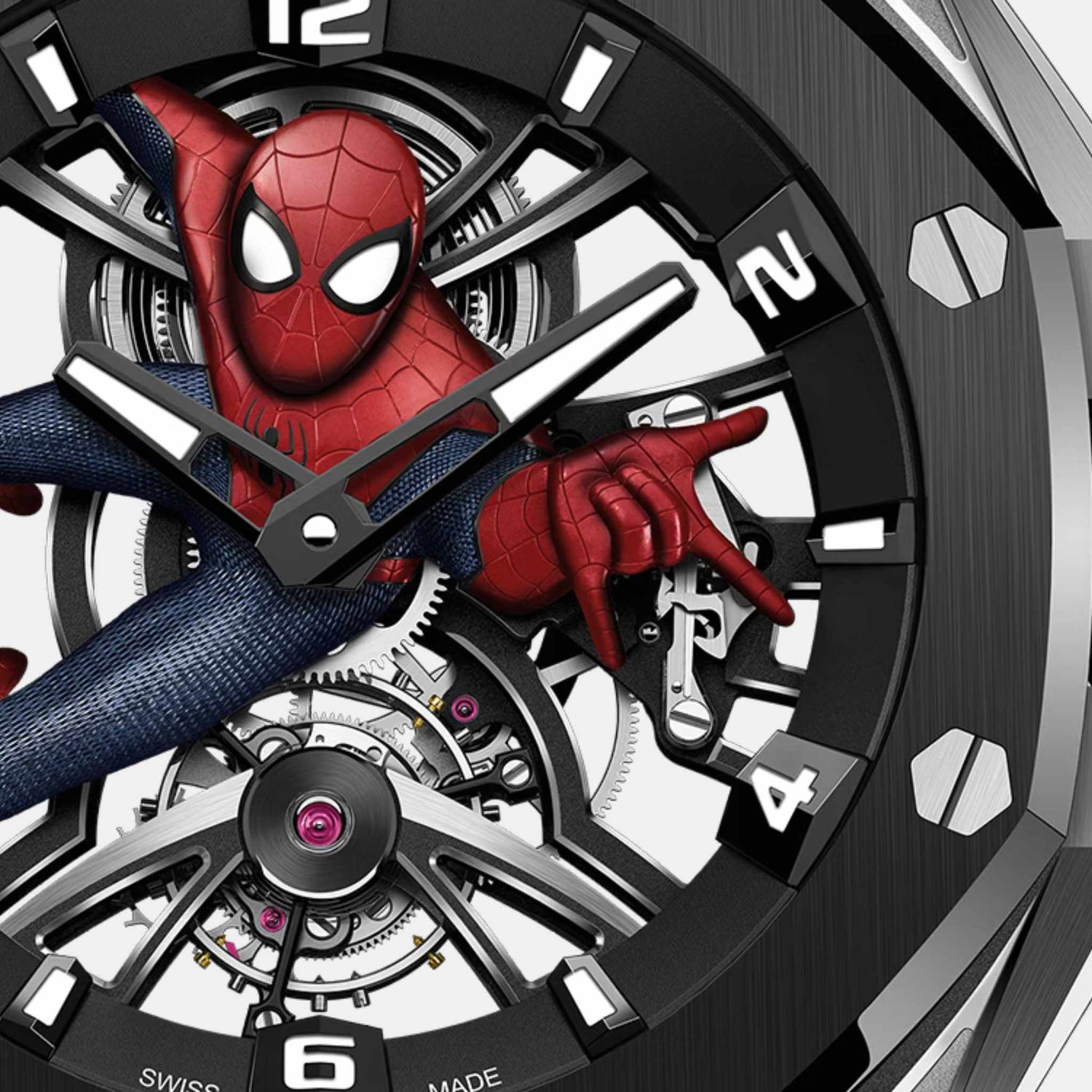 Audemars Piguet Royal Oak Concept Tourbillon Spider-Man Limited edition Ref. 26631IO.OO.D002CA.01, Closeup