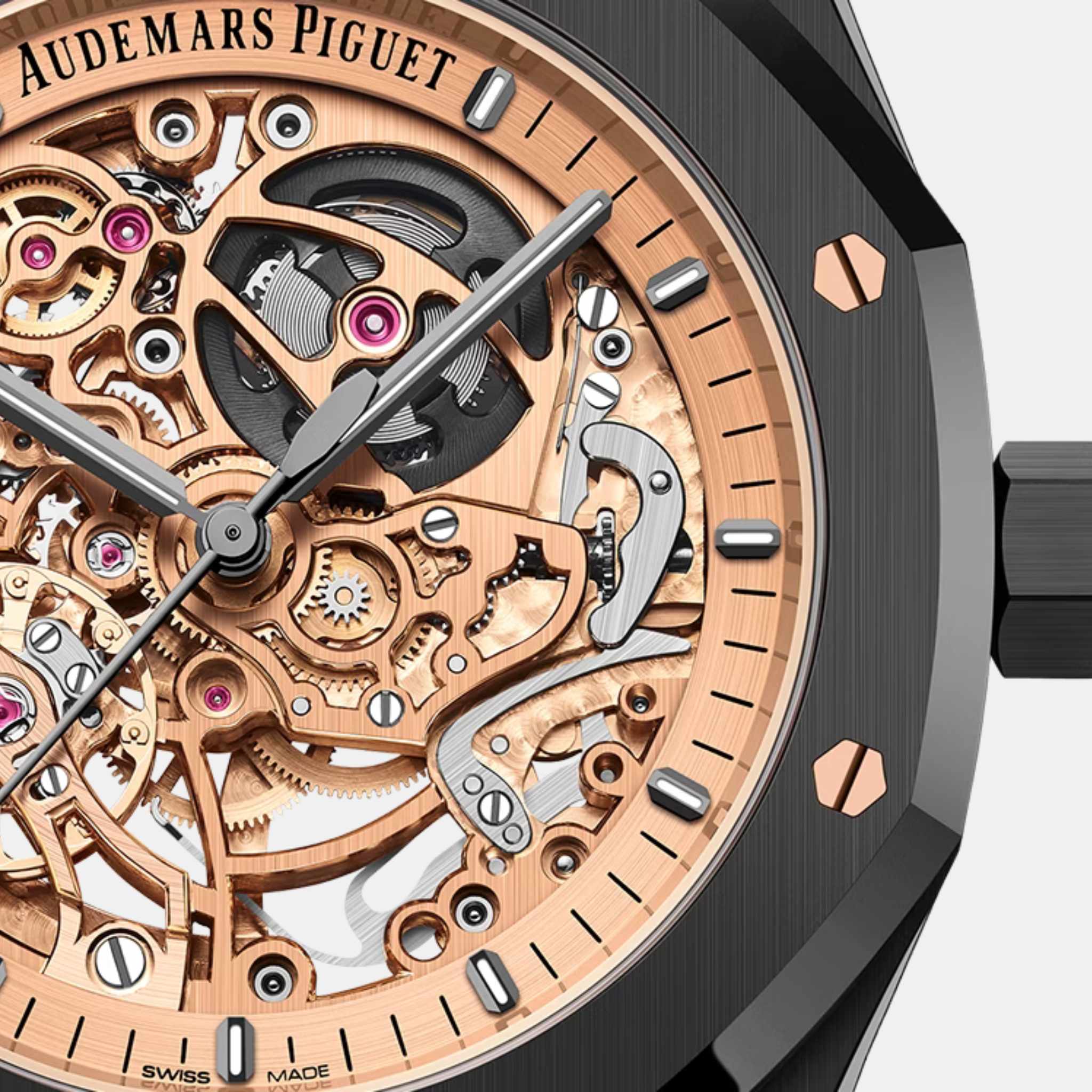 Audemars Piguet Royal Oak Double Balance Skeleton Limited edition Ref. 15416CE.OO.1225CE.02, Front