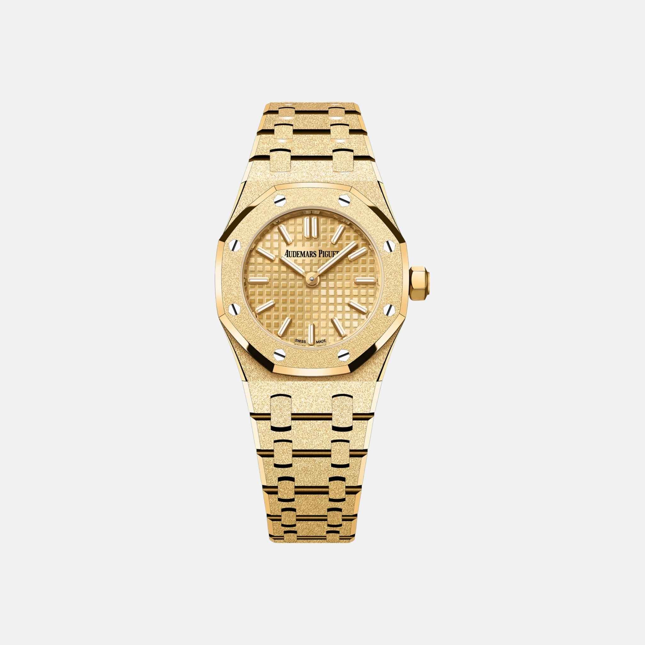 Audemars Piguet Royal Oak Mini Frosted Gold Quartz Ref 67630BA.GG.1312BA.01-B