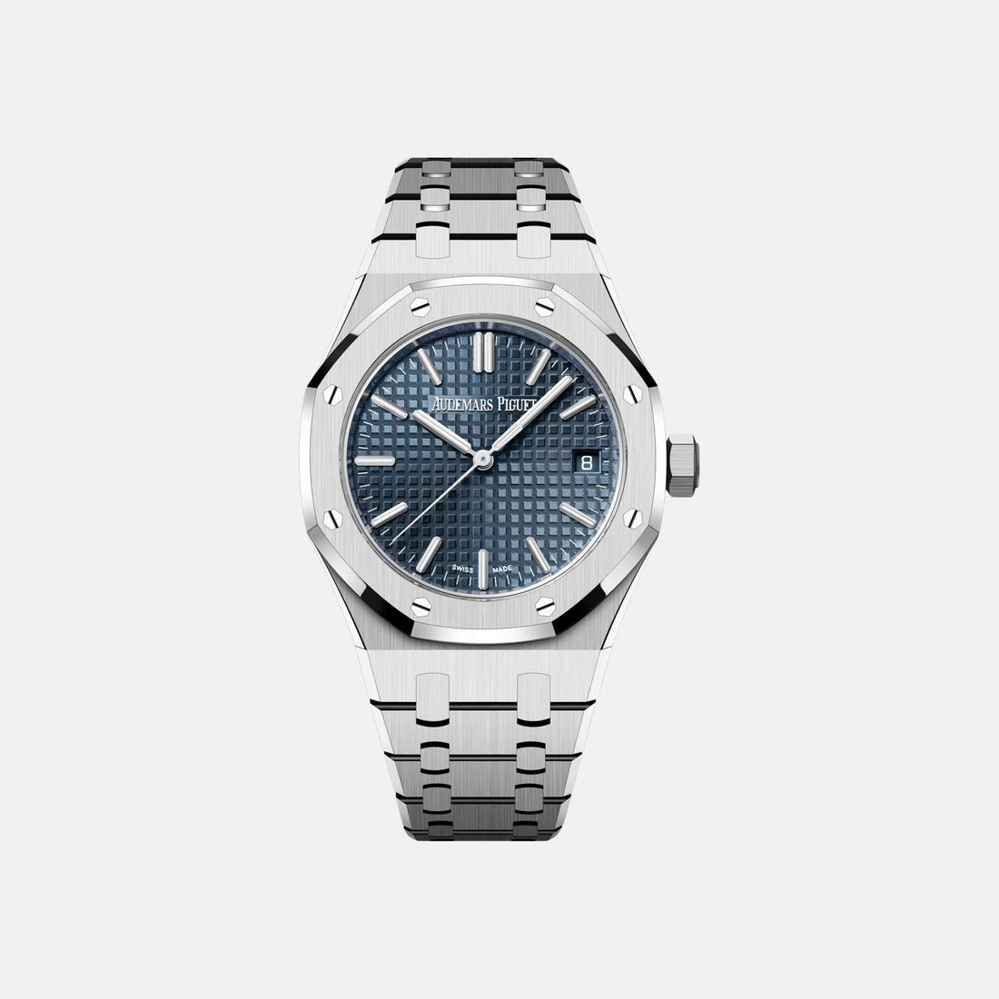 Audemars Piguet Royal Oak Selfwinding 37mm in Bleu Nuit Nuage 50, Front