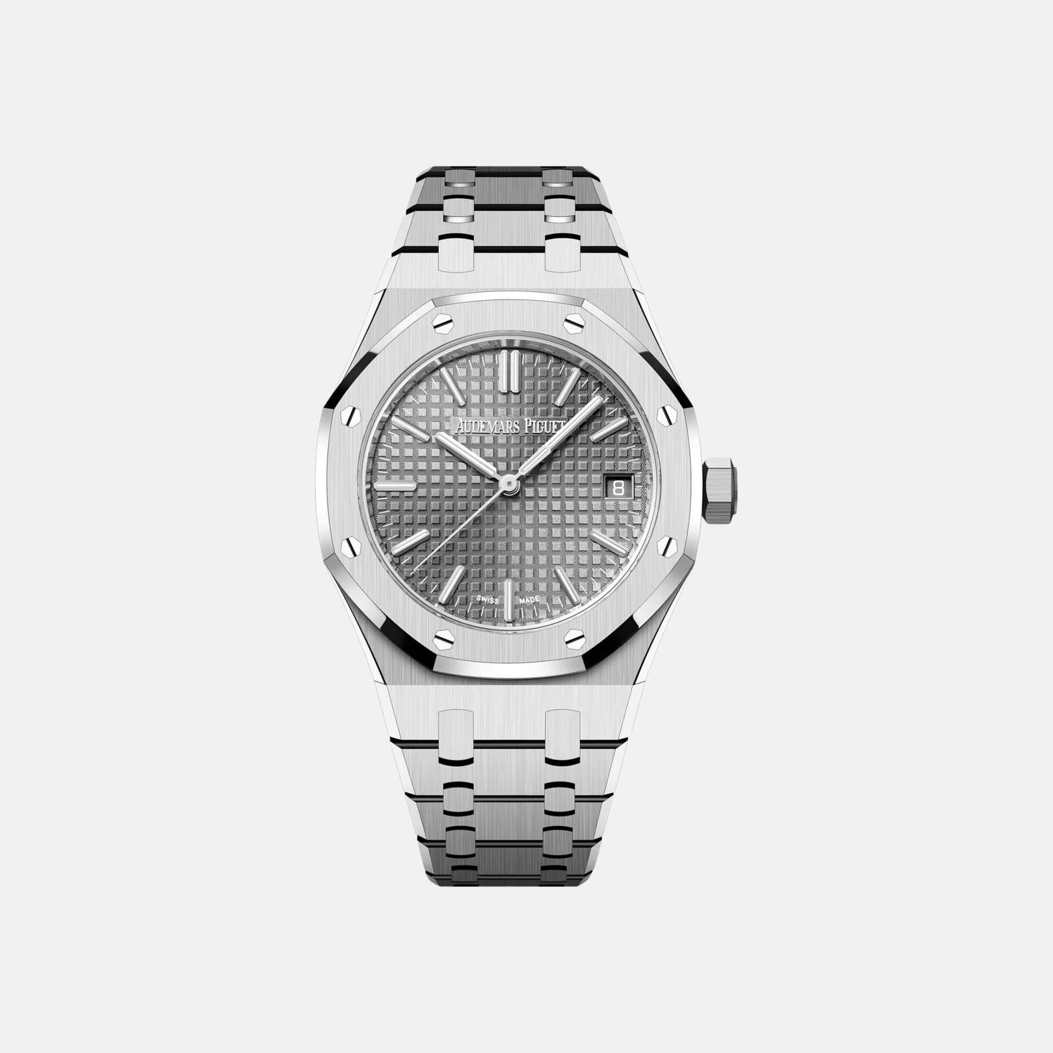 Audemars Piguet Royal Oak Selfwinding 37mm in Grey Dial, Front