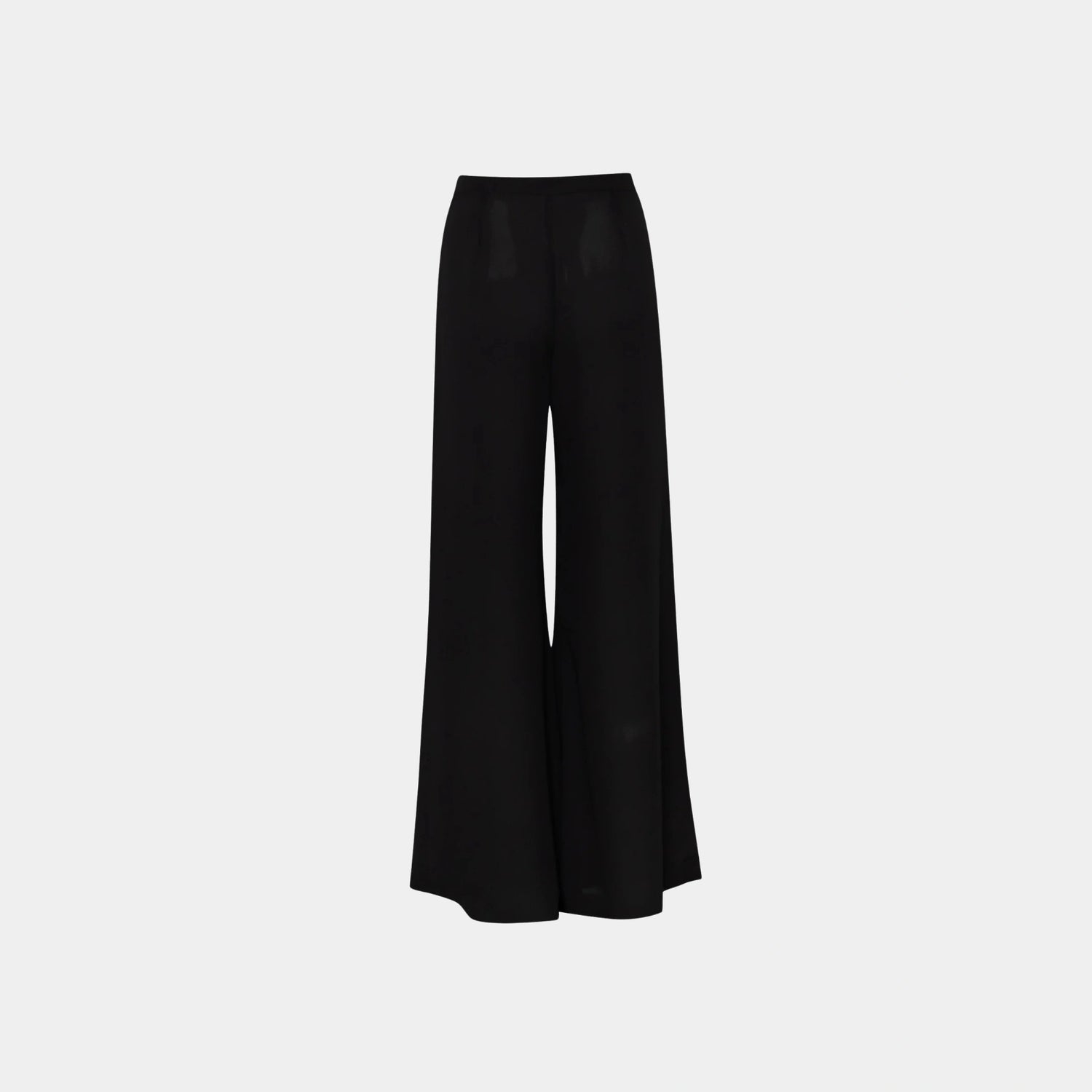 Baobab Clarissa Pants in Chiffon, Black, Front