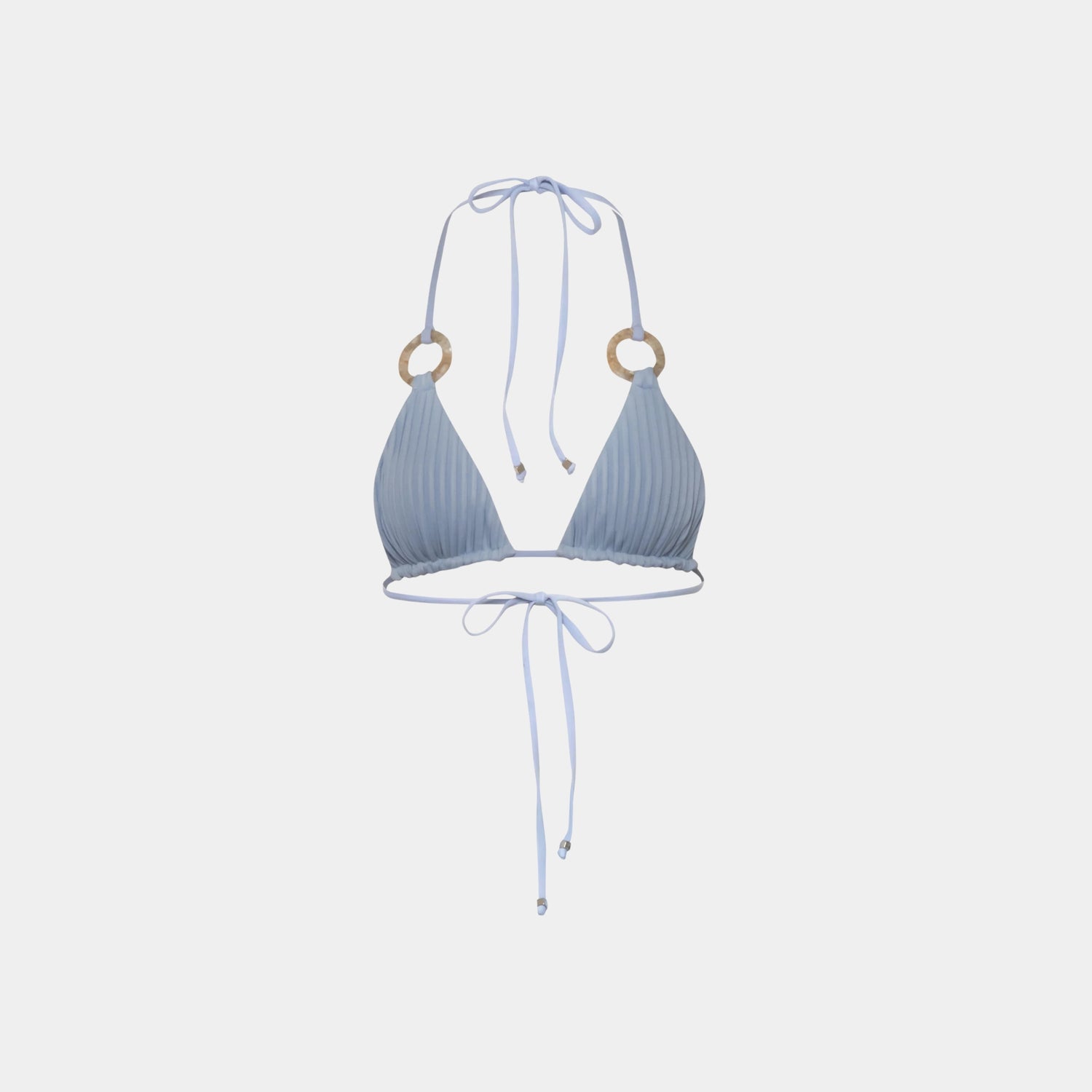 Baobab Kaia Bikini Top, Grey Blue, Back