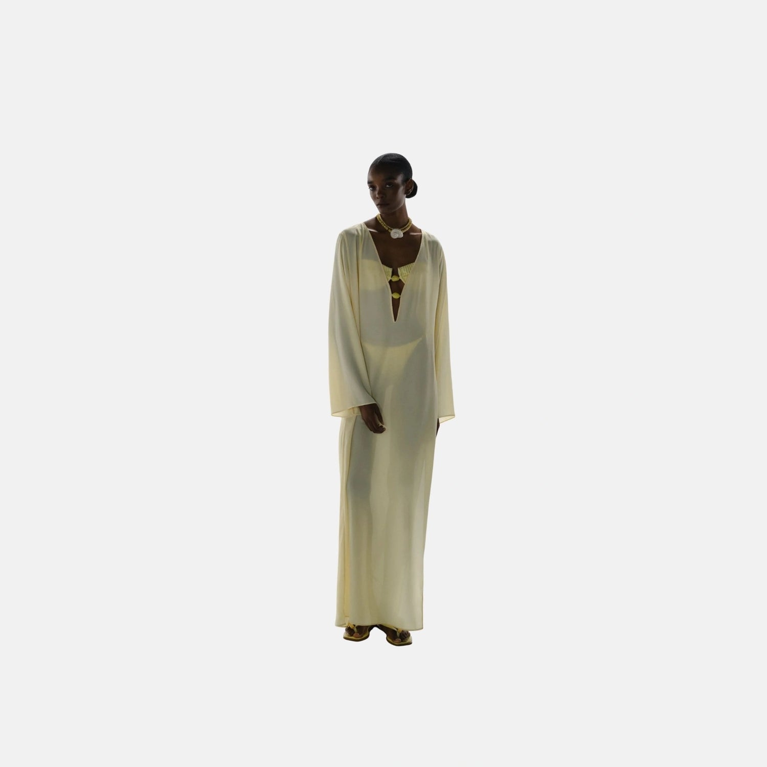 Baobab Luna Maxi Cover Up, Model Front