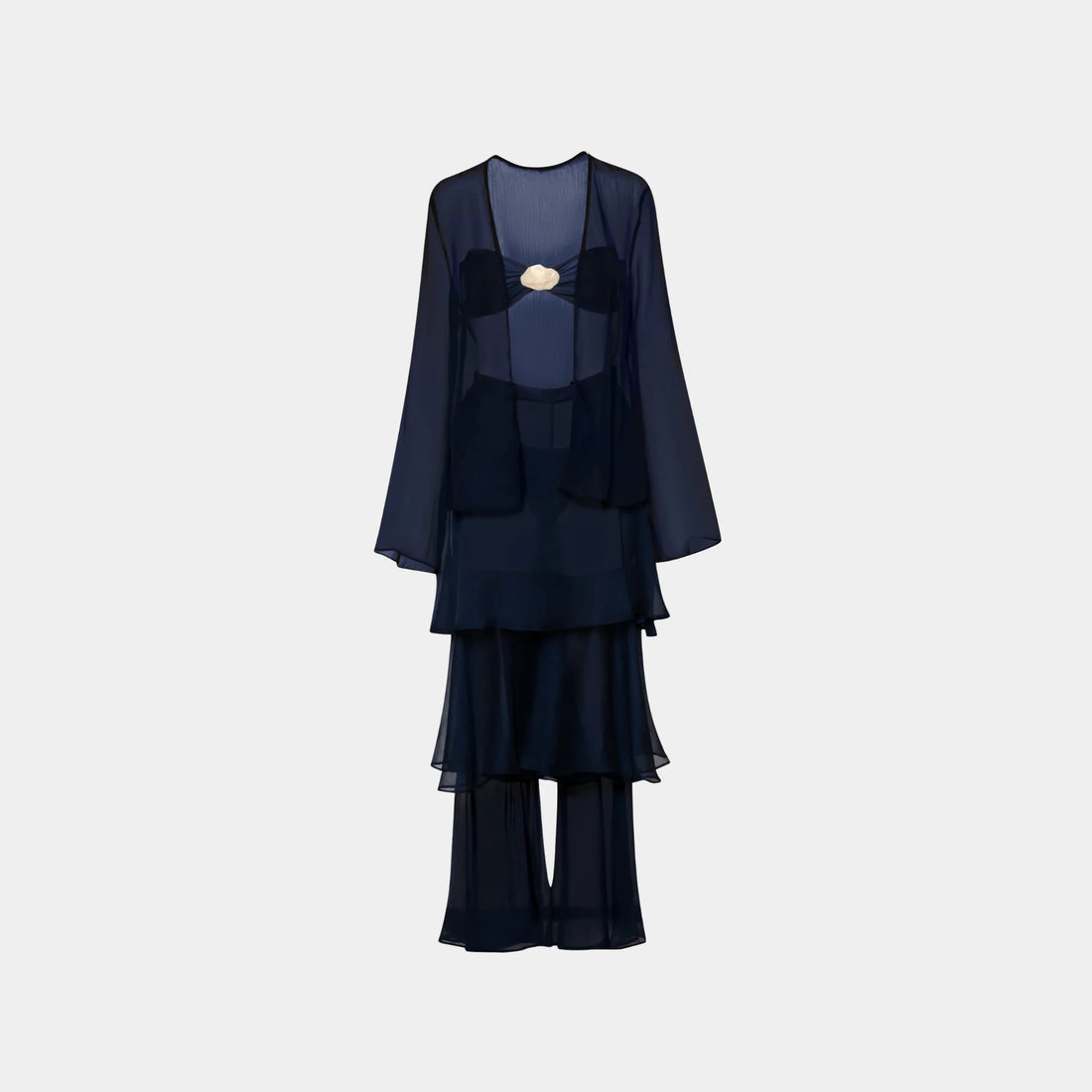 Baobab Malka Blouse, Night Blue, Front