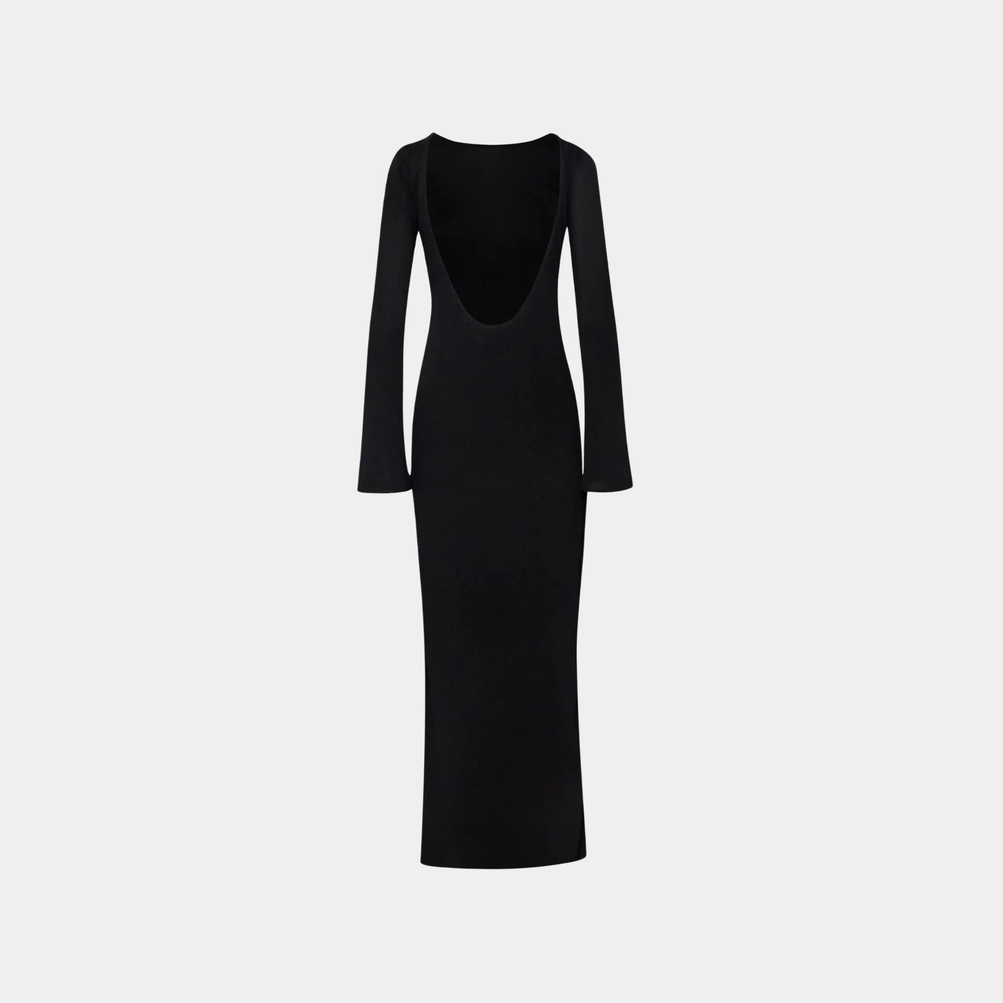 Baobab Musa Maxi Dress, Black , Back 
