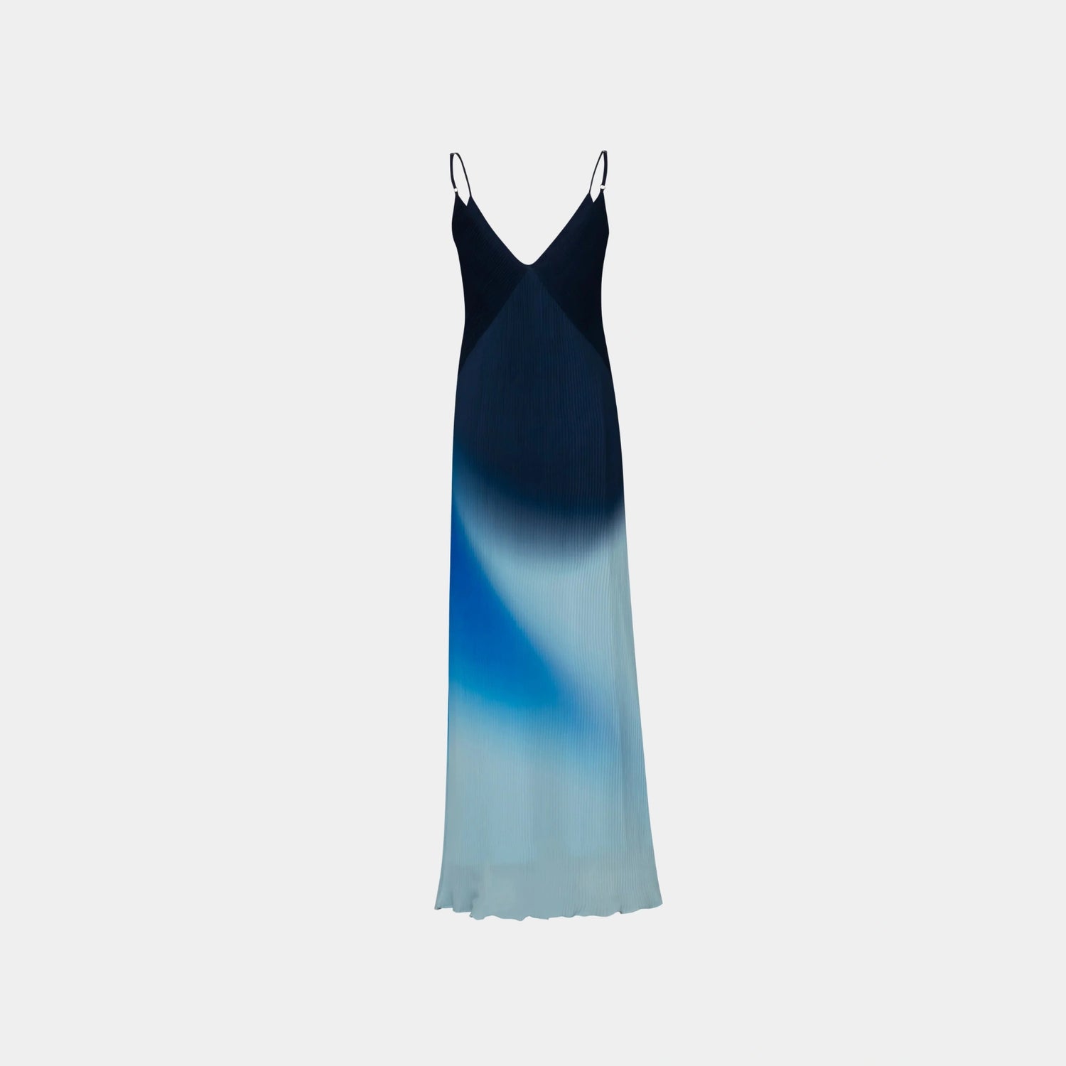 Baobab Plie Maxi Dress, Blue Marine, Back