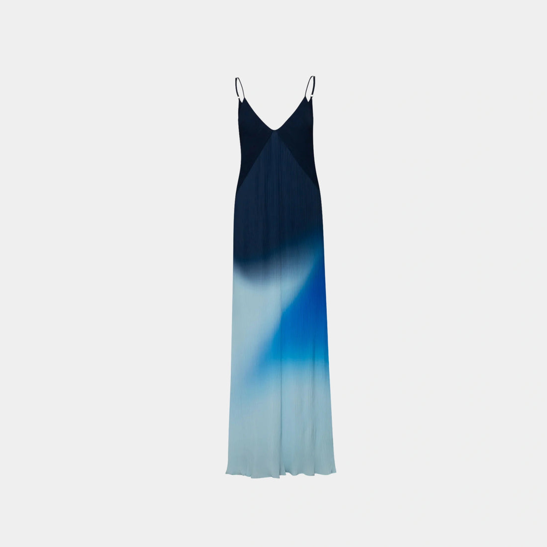 Baobab Plie Maxi Dress, Blue Marine, Front