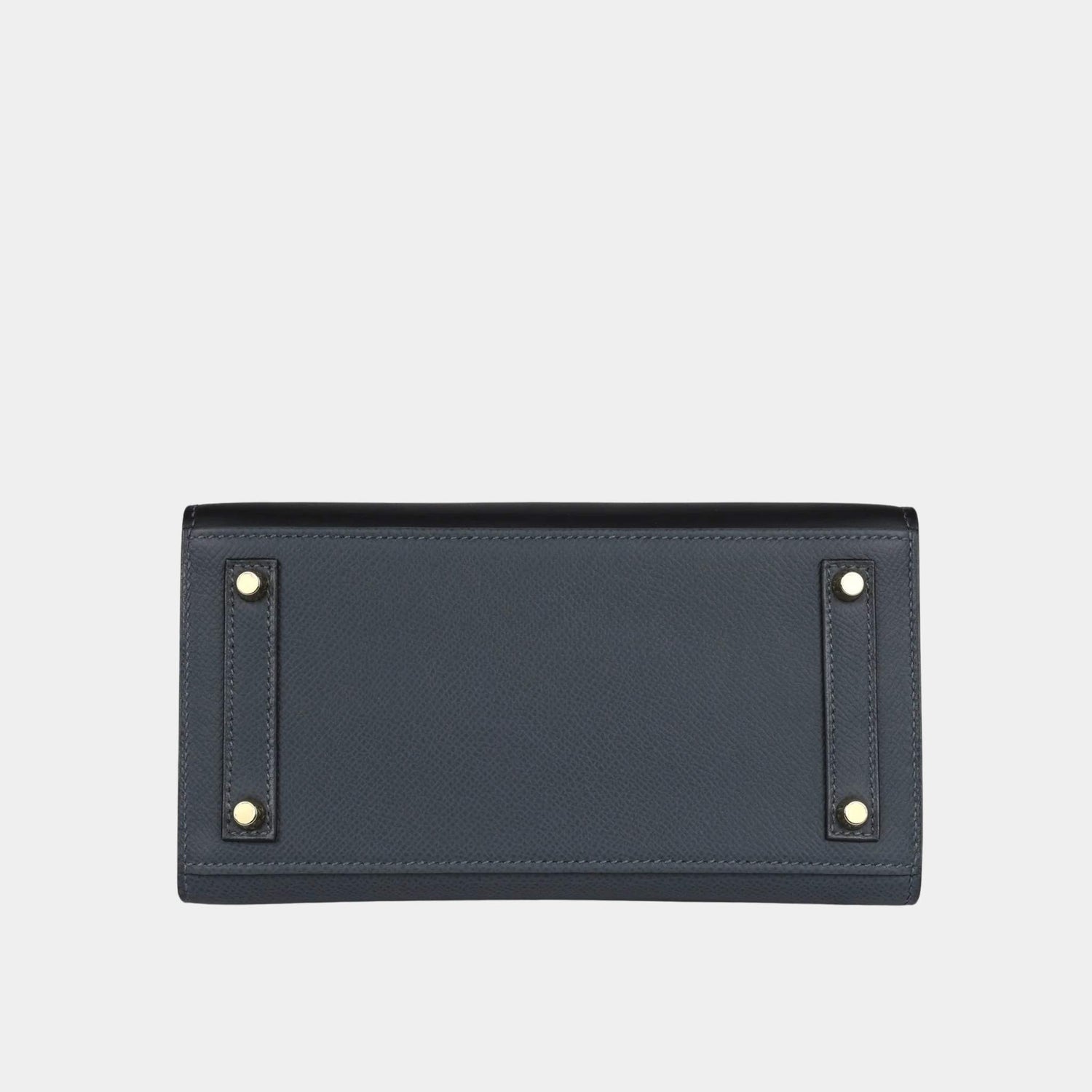 Hermes Birkin 20 Faubourg Rainy Days Gris Misty PBHW, Bottom